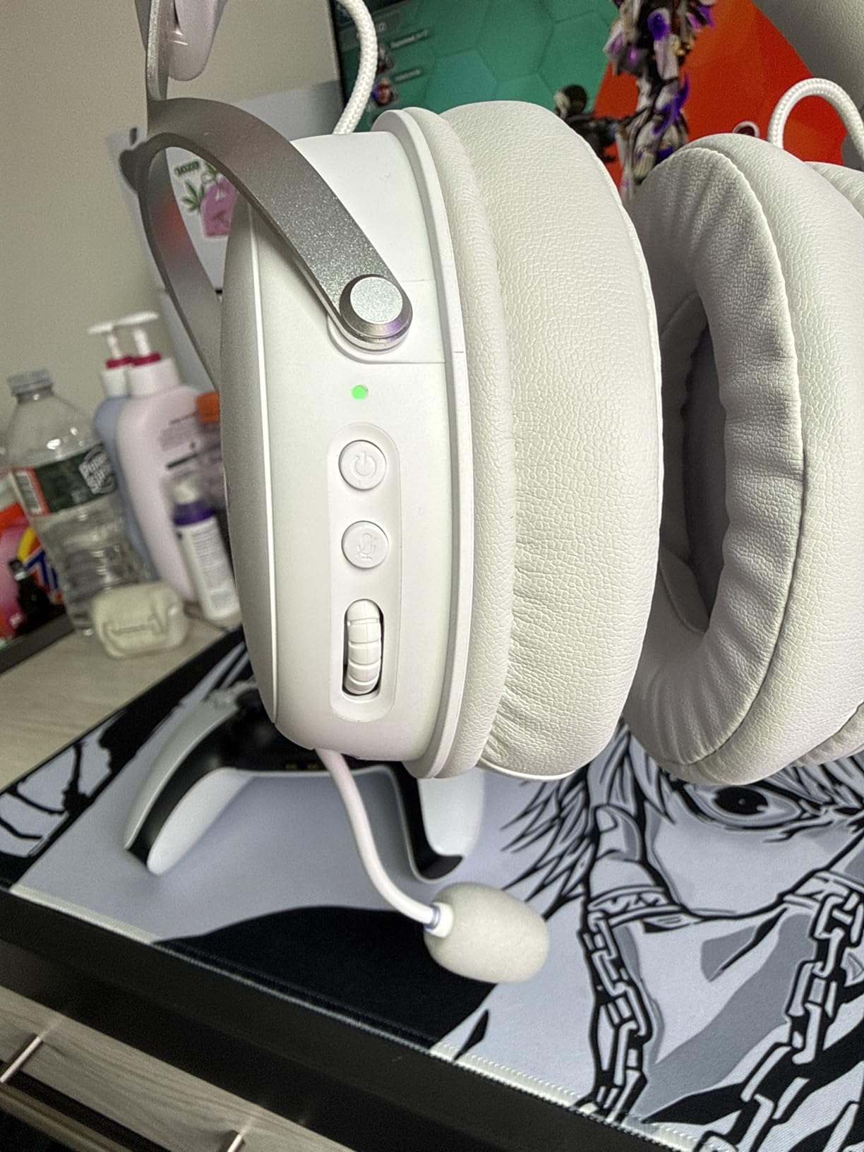 MCHOSE V9 PRO Wireless Gaming Headset 7.1 Surround Sound for PS5 PS4 PC SWITCH TOPSPEED Gaming Headphones, Noise Canceling Mic, 250Hr Battery, Low 15ms Latency, Lightweight, BT 5.3 FPS Games Black&Red Customer Review MCHOSE V9 PRO Wireless Gaming Headset 7.1 Surround Sound for PS5 PS4 PC SWITCH TOPSPEED Gaming Headphones, Noise Canceling Mic, 250Hr Battery, Low 15ms Latency, Lightweight, BT 5.3 FPS Games Black&Red - Customer Photo 2