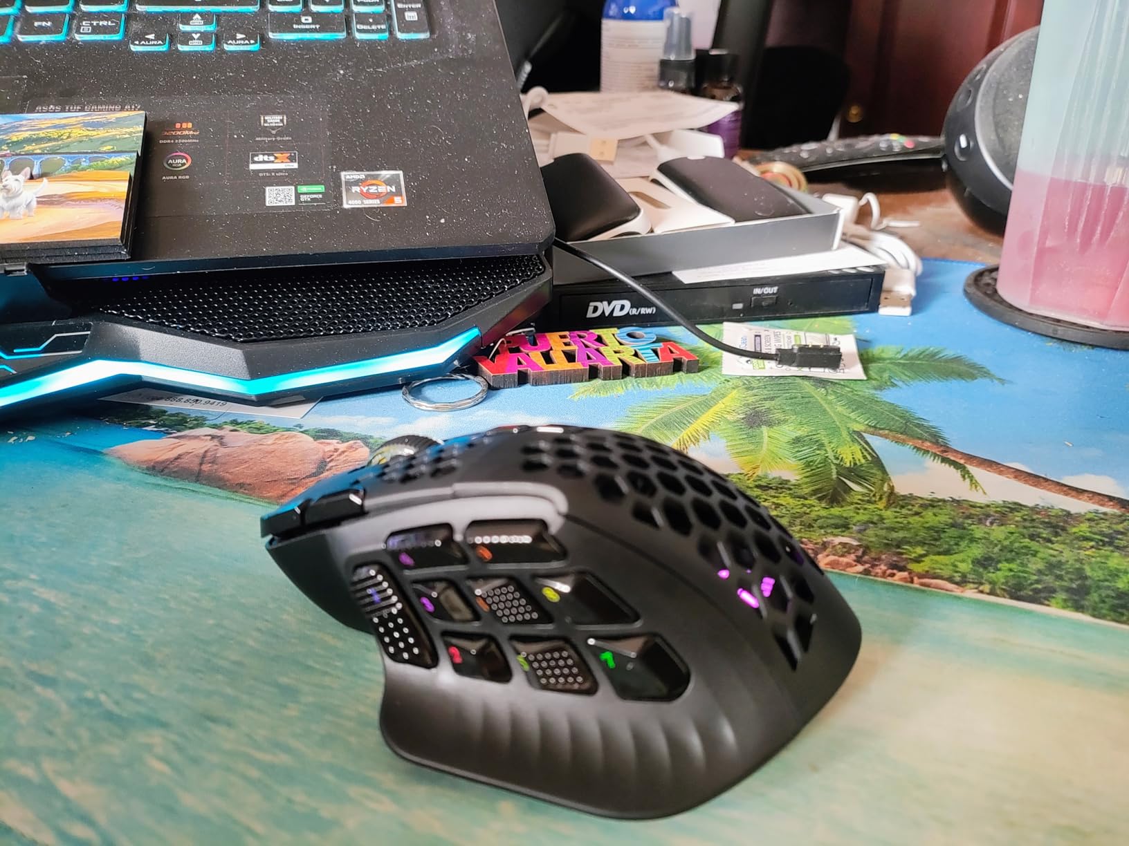 SOLAKAKA SM809 Pro Wireless Gaming Mouse for MMO,24000 DPI,16 Programmable,RGB PC Gaming Mice,Black Customer Review SOLAKAKA SM809 Pro Wireless Gaming Mouse for MMO,24000 DPI,16 Programmable,RGB PC Gaming Mice,Black - Customer Photo 1