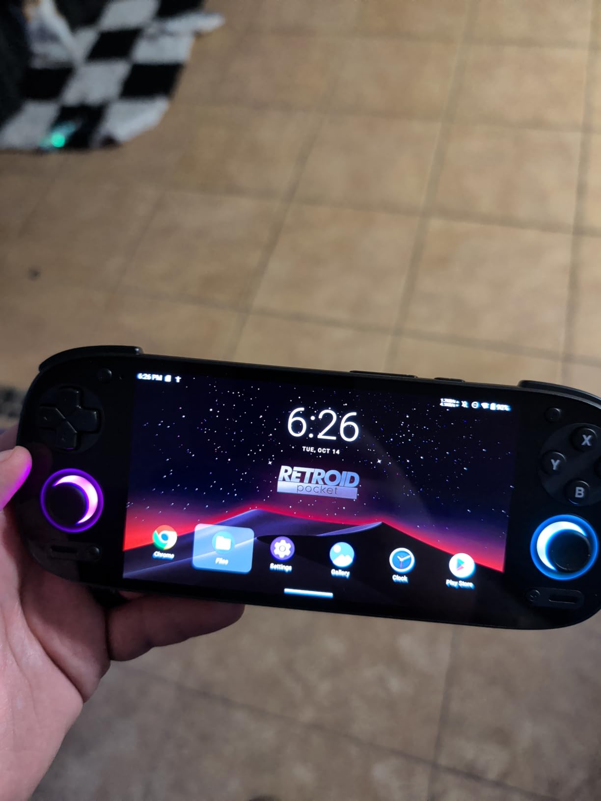 Retroid Pocket 5 Retro Handheld Game Console, 8+128G, 5.5-inch Touchscreen 1080p Portable Android Gaming Handheld with Adreno 650 GPU & WiFi 6/BT5.1, Snapdragon 865 Processor, Android 13 (Black) - Customer Photo 2