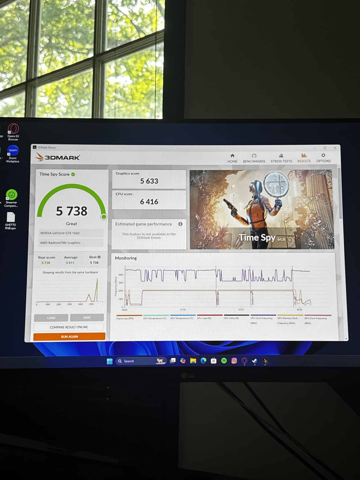 Gaming PC Desktop Computer AMD Ryzen 5 5600GT,16GB DDR4 3200MHz,1TB M.2 NVMe PCle4.0 Gen4,550W 80PLUS PSU,WiFi,Game Design Office Console,Sea View Room, Towers Prebuilt PC (Black) - Customer Photo 2