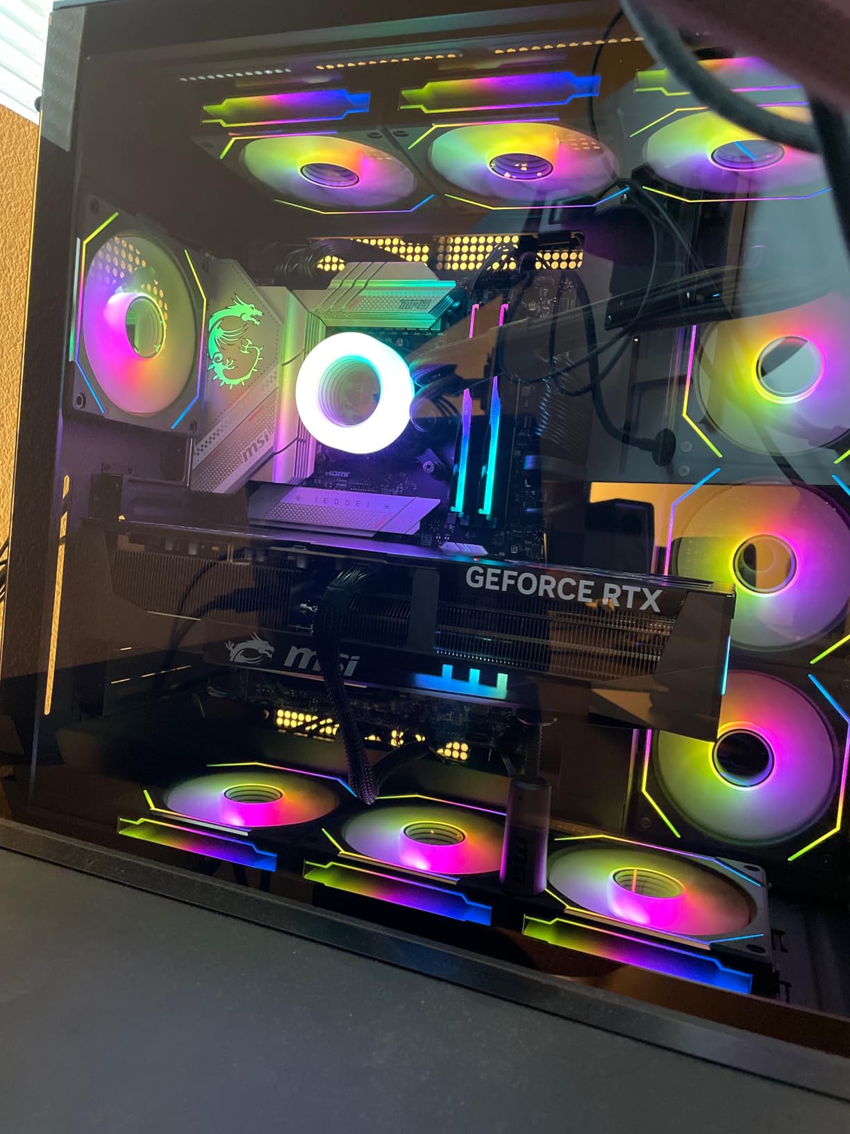 MSI Gaming RTX 5090 32G Gaming Trio OC Graphics Card (32GB GDDR7, 512-bit, Extreme Performance: 2497 MHz, DisplayPort x3 2.1a, HDMI 2.1b, NVIDIA Blackwell Architecture) - Customer Photo 1