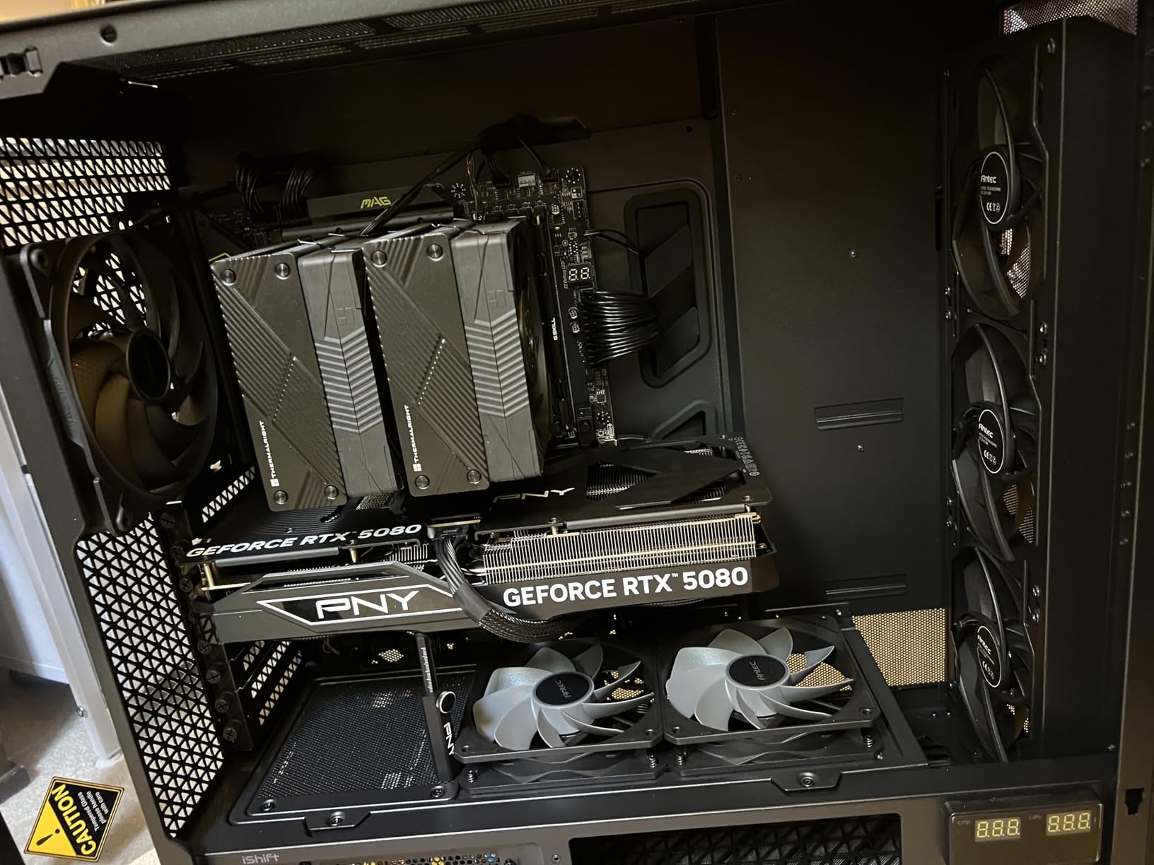 PNY NVIDIA GeForce RTX 5080 Epic-X ARGB OC Triple Fan Graphics Card 16GB GDDR7 - Customer Photo 2