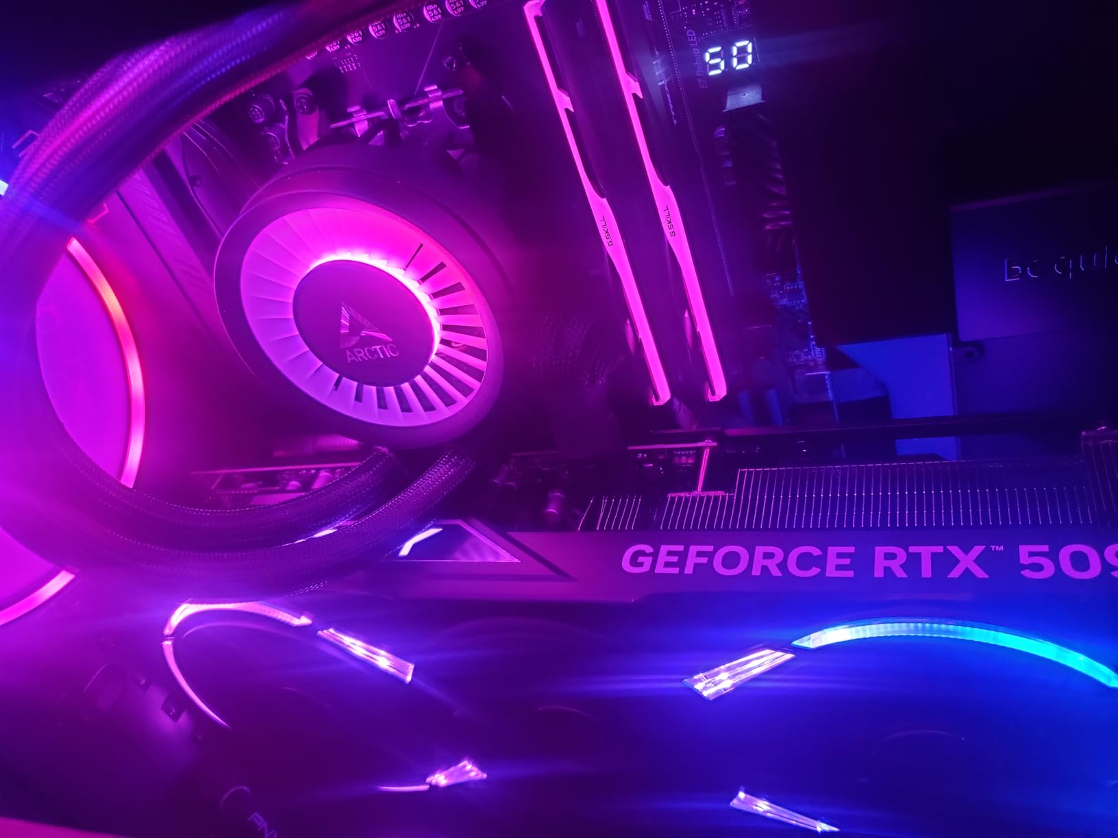 PNY NVIDIA GeForce RTX™ 5090 Epic-X™ ARGB OC Triple Fan, Graphics Card (32GB GDDR7, 512-bit, Boost Speed: 2625 MHz, PCIe® 5.0, HDMI®/DP 2.1, 3.5-Slot, NVIDIA Blackwell Architecture, DLSS 4) Customer Review PNY NVIDIA GeForce RTX™ 5090 Epic-X™ ARGB OC Triple Fan, Graphics Card (32GB GDDR7, 512-bit, Boost Speed: 2625 MHz, PCIe® 5.0, HDMI®/DP 2.1, 3.5-Slot, NVIDIA Blackwell Architecture, DLSS 4) - Customer Photo 3