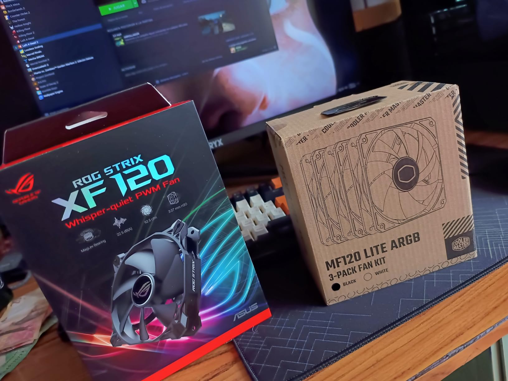 Cooler Master MF120 Lite Black Case|Liquid Cooler|Air Cooler Fan, 120mm Fan, Dynamic PWM 1,750 RPM, Air Balance Blades, Hybrid | PBT Frame - Customer Photo 3