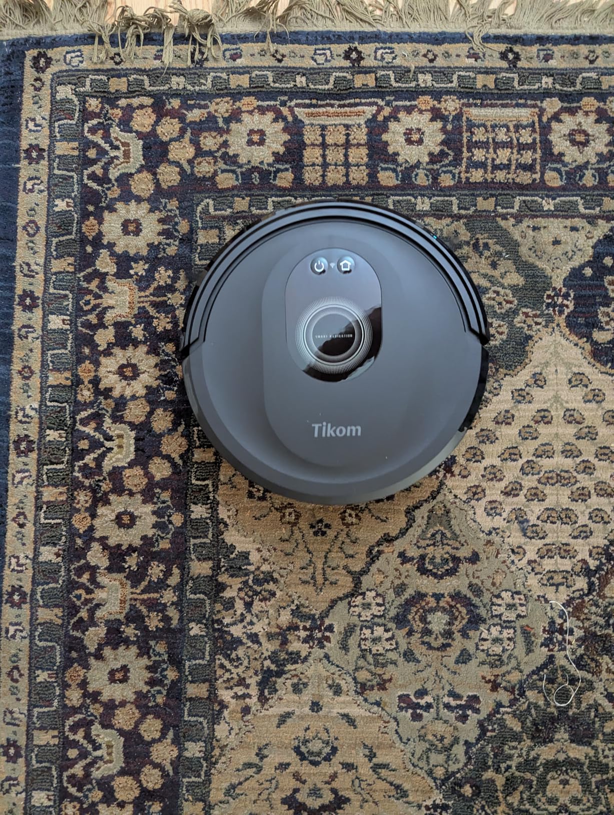 Tikom Robot Vacuum and Mop Combo, 5000Pa Robotic Vacuum Cleaner, 150 Min Max, App & Remote Control, Ideal for Hard Floor, Carpet, Pet Hair, Self-Charge(G8000 Max) Customer Review Tikom Robot Vacuum and Mop Combo, 5000Pa Robotic Vacuum Cleaner, 150 Min Max, App & Remote Control, Ideal for Hard Floor, Carpet, Pet Hair, Self-Charge(G8000 Max) - Customer Photo 2