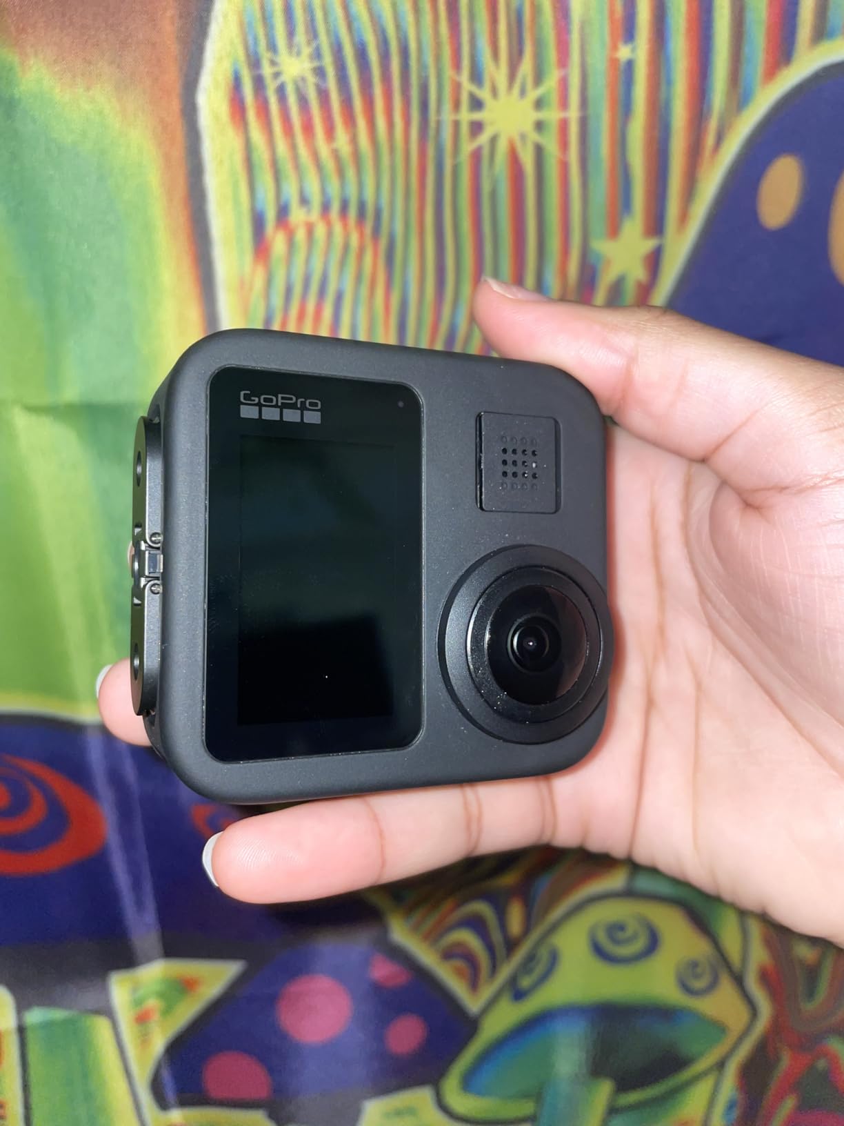 GoPro MAX — Waterproof 360 + Traditional Action Camera with Touch Screen Spherical 5.6K30 HD Video 16.6MP 360 Photos 1080p Live Streaming Stabilization - Customer Photo 1