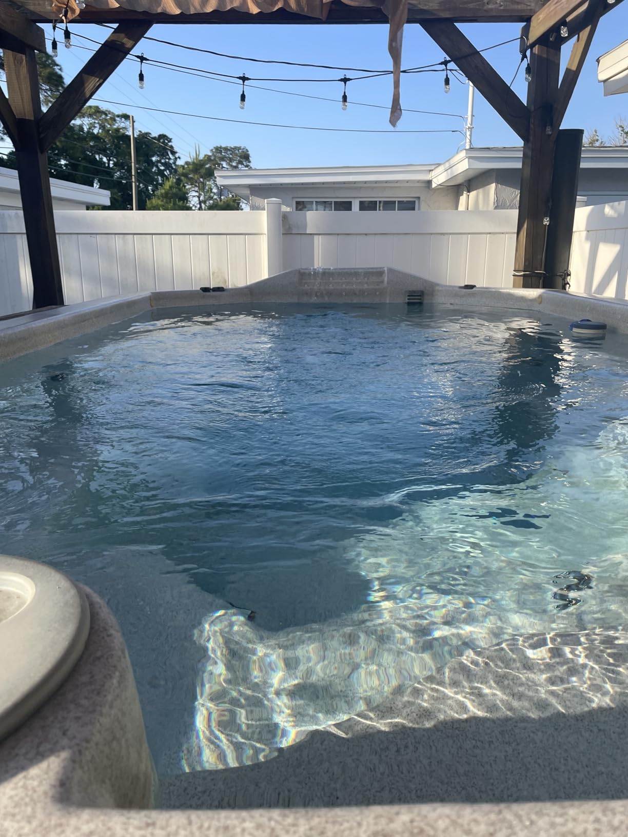 Handheld Spa Hot Tub Vacuum- Cordless Small Above Ground Pool Cleaner with 2 Brush Heads, 90 Mins Running Time, 12 Gallons/Min Powerful Suction, Ideal for Cleaning Debris and Sand Underwater, Black - Customer Photo 3