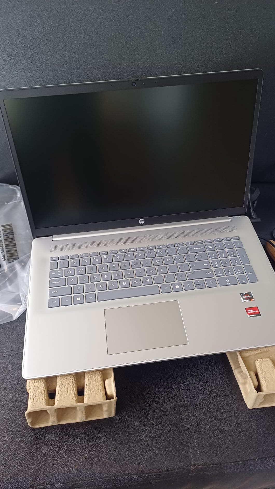 HP 17.3 inch Laptop, HD+ Display, AMD Ryzen 5 7520U, 16 GB RAM, 512 GB SSD, AMD Radeon Graphics, Windows 11 Home, Natural Silver, 17-cp2199nr - Customer Photo 2