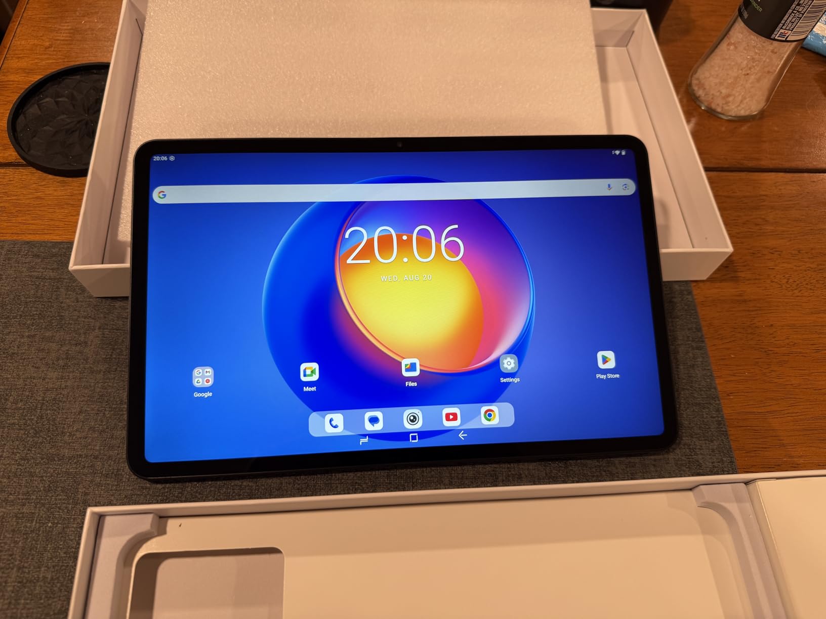 DOOGEE Tab E3+ Android 15 Tablet,Helio G100 Octa-Core,12 inch Tablet,32GB+256GB/TF 2TB,7.5mm Ultra-Thin,90Hz Display,8800mAh,Bluetooth 5.0+5G WiFi,13MP+5MP,Gemini AI/Dual SIM/Face ID/OTG/GPS,DGRAY Customer Review DOOGEE Tab E3+ Android 15 Tablet,Helio G100 Octa-Core,12 inch Tablet,32GB+256GB/TF 2TB,7.5mm Ultra-Thin,90Hz Display,8800mAh,Bluetooth 5.0+5G WiFi,13MP+5MP,Gemini AI/Dual SIM/Face ID/OTG/GPS,DGRAY - Customer Photo 1