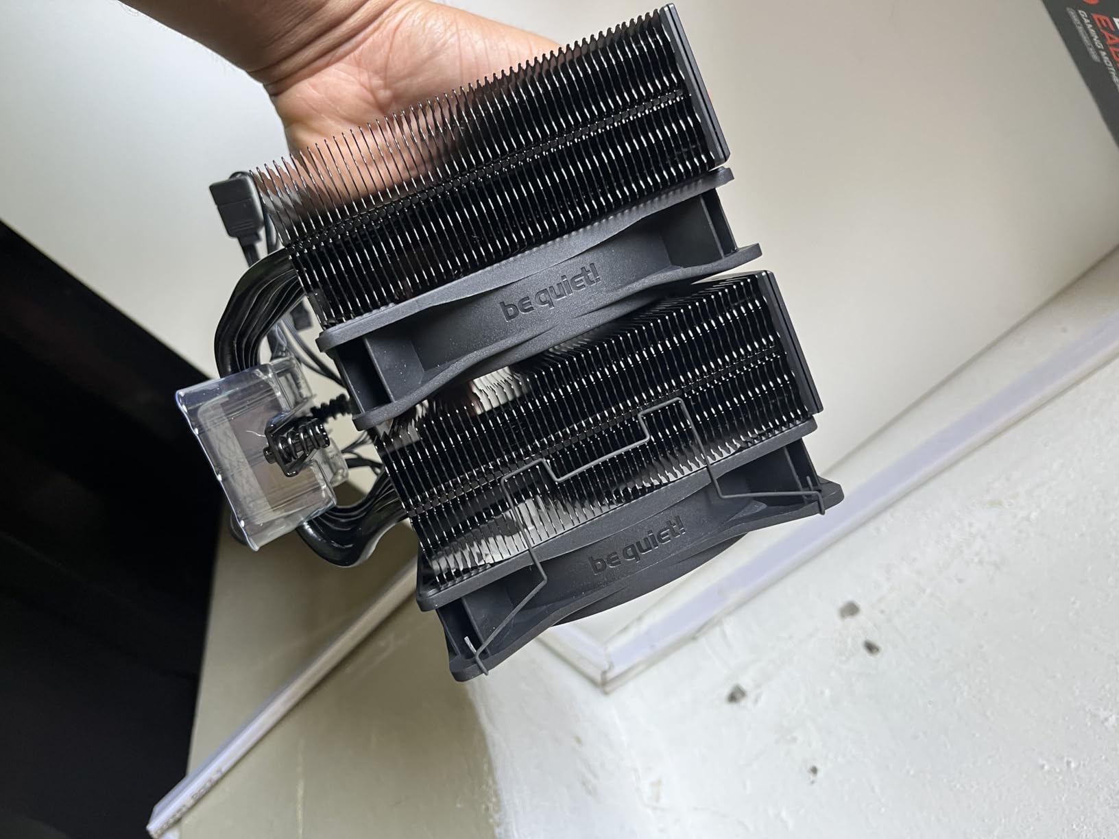 be quiet! Pure Rock Pro 3 Black CPU Air Cooler | 6 High Performance 6mm Heat Pipes with HDT Technology | 120mm Quiet PWM Fan | AMD:AM4 AM5/Intel LGA 1700/1150/1151/1200 | Black | BK042 - Customer Photo 1