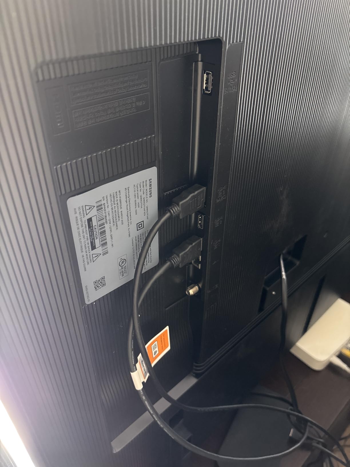 Samsung 65-Inch Class QLED Q7F Series Samsung Vision AI Smart TV (2025 Model, 65Q7F) Quantum HDR, Object Tracking Sound Lite, Q4 AI Gen1 Processor, 4K upscaling, Gaming Hub, Alexa Built-in - Customer Photo 2