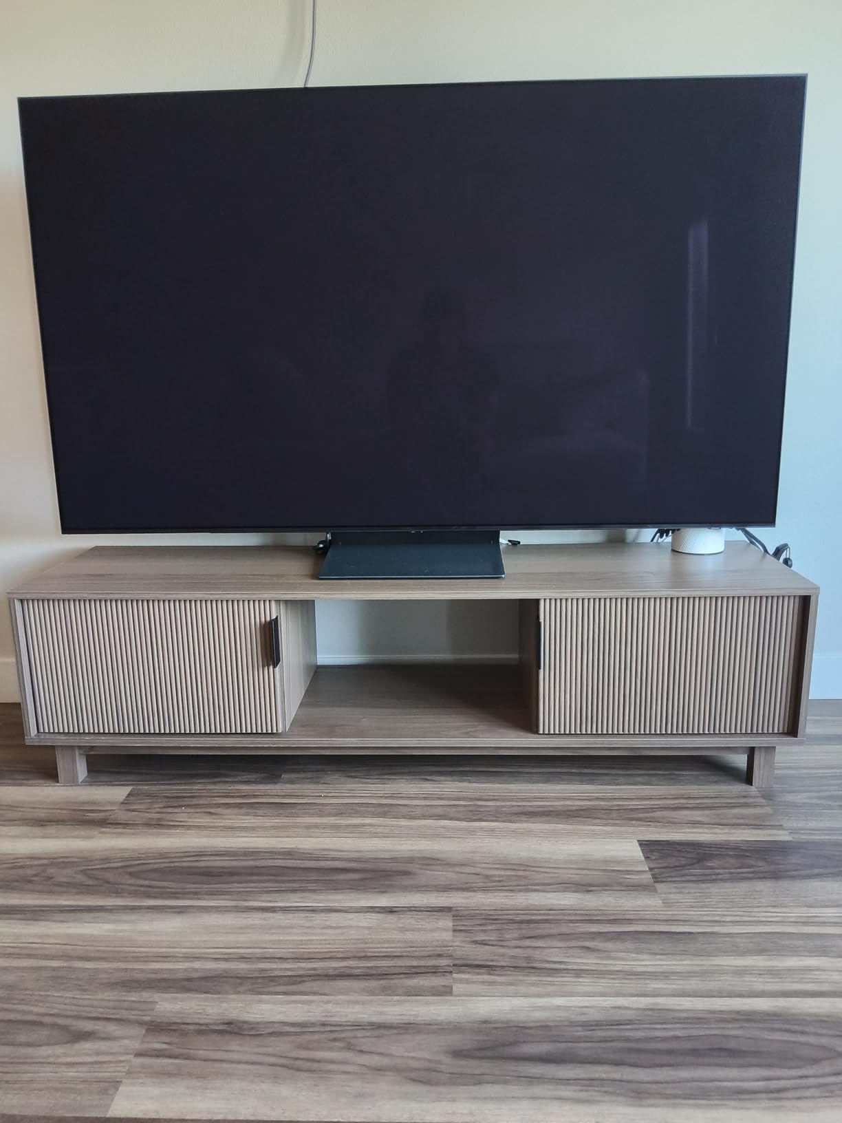 SAMSUNG 55-Inch Class OLED S90F 4K Smart TV (2025 Model) NQ4 AI Gen3 Processor, 4K AI Upscaling Pro, OLED HDR +, Motion Xcelerator 144Hz, Samsung Vision AI, Alexa Built-in - Customer Photo 5