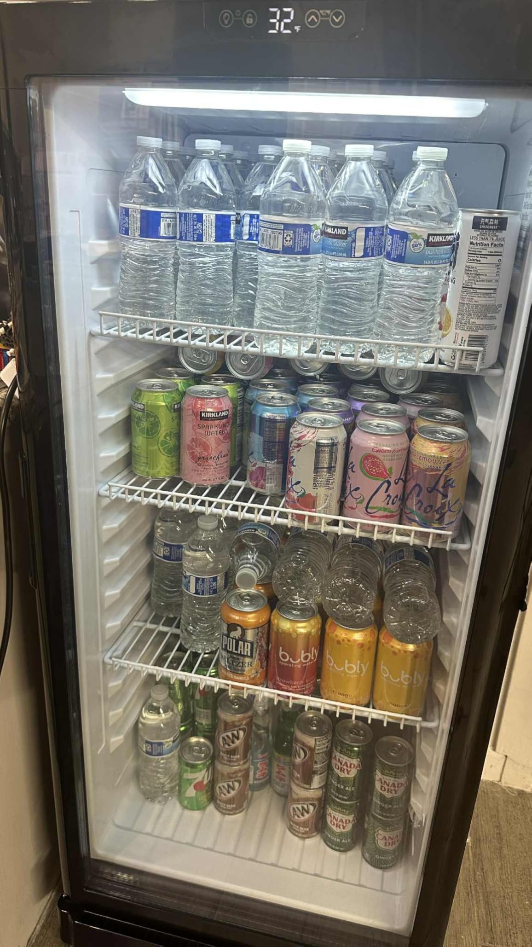 6 Cu.Ft Commercial Refrigerators, Display Fridge with Double-Tempered Glass Door, Beverage Cooler for Bar, Office, Restaurant, Outdoor Beverage Refrigerator with Locking, Key & LED - Customer Photo 1