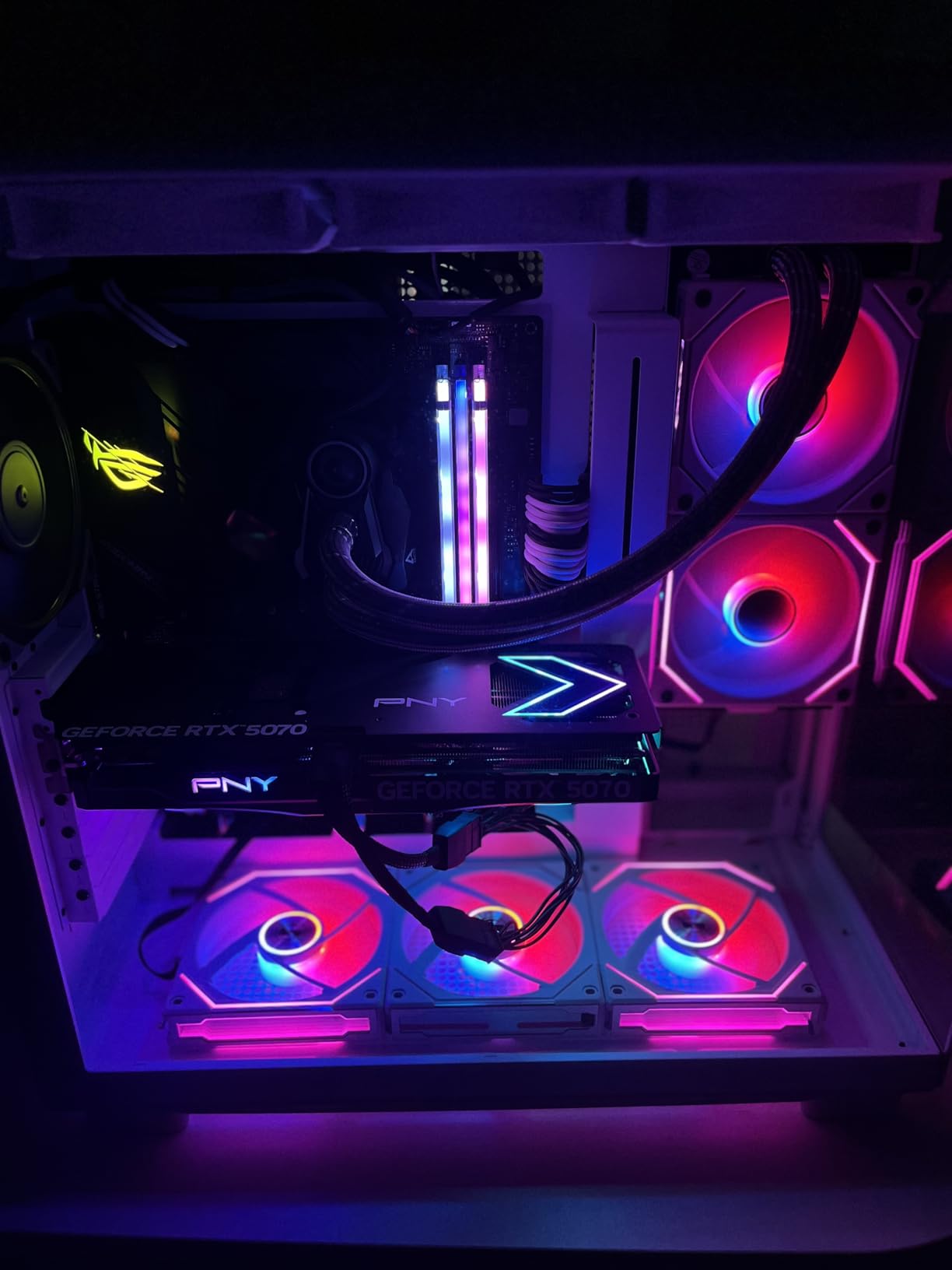 PNY NVIDIA GeForce RTX 5070 Epic-X ARGB OC Triple Fan Graphics Card - Customer Photo 1