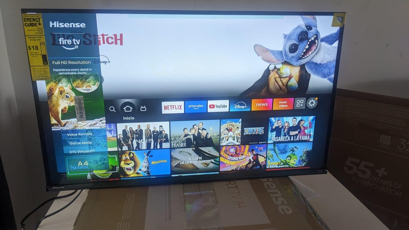 32-Inch Class A4 Series FHD 1080p Smart Fire TV (32A4NF, 2025 Model) - DTS Virtual: X, Slim Bezel Design, Alexa Built in - Customer Photo 2