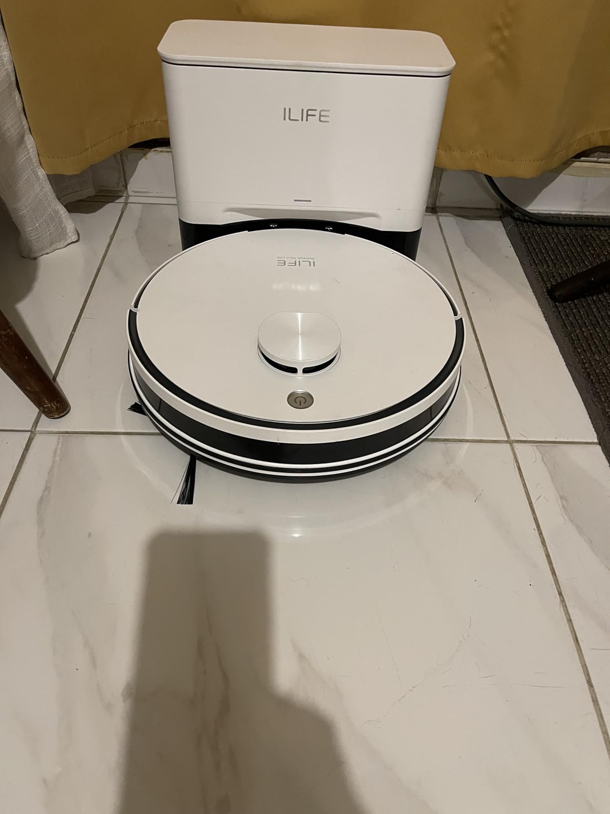 ILIFE A30 Pro Robot Vacuum and Mop, Self Emptying Station for 60 Days, 5000Pa Suction, LiDAR Navigation, No-Go Zones, 2.4G WiFi/App/Alexa/Remote Control, Roller Brush for Carpet, Hard Floors, 110V - Customer Photo 2