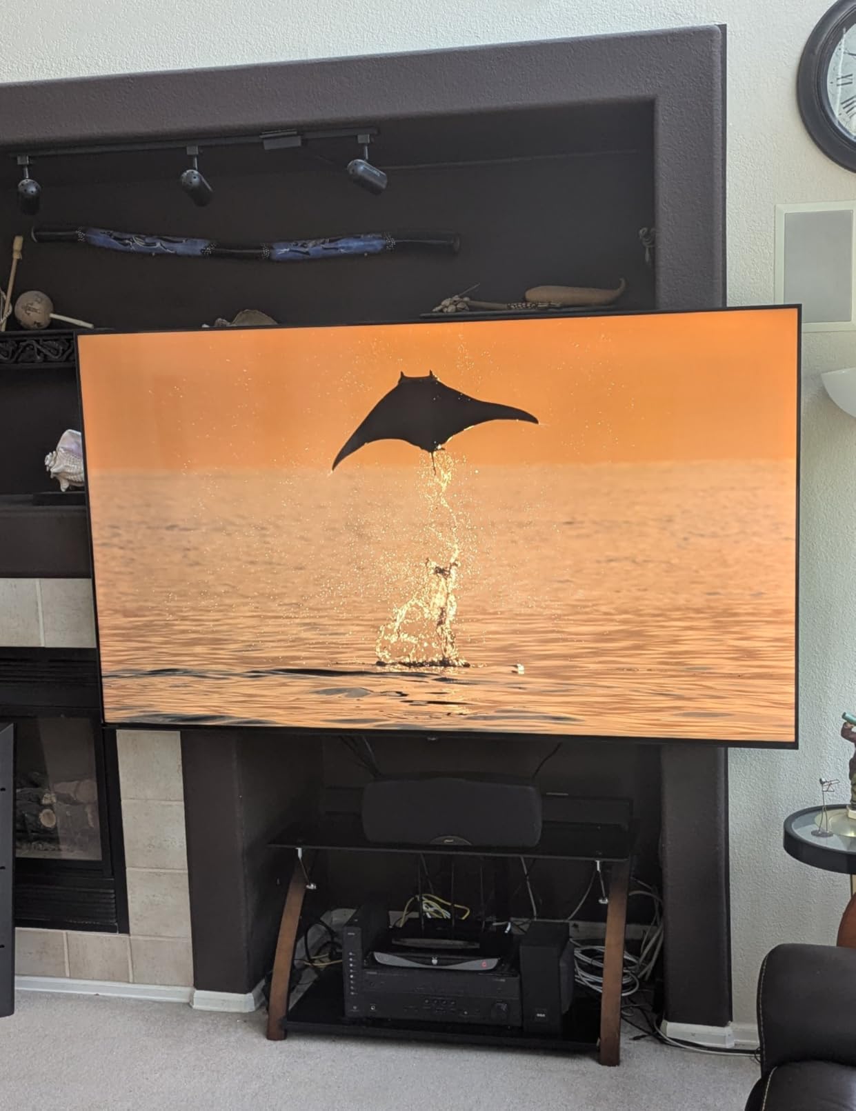 TOSHIBA 55-inch Class C350 Series LED 4K UHD Smart Fire TV with Voice Remote with Alexa (55C350NU) - Customer Photo 1