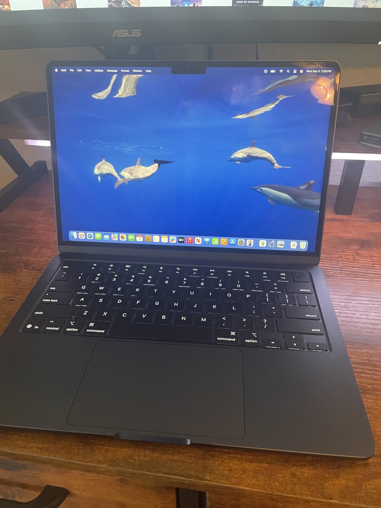 Apple 2025 MacBook Air 13-inch Laptop with M4 chip: Built for Apple Intelligence, 13.6-inch Liquid Retina Display, 16GB Unified Memory, 512GB SSD Storage, 12MP Center Stage Camera, Touch ID; Midnight - Customer Photo 2