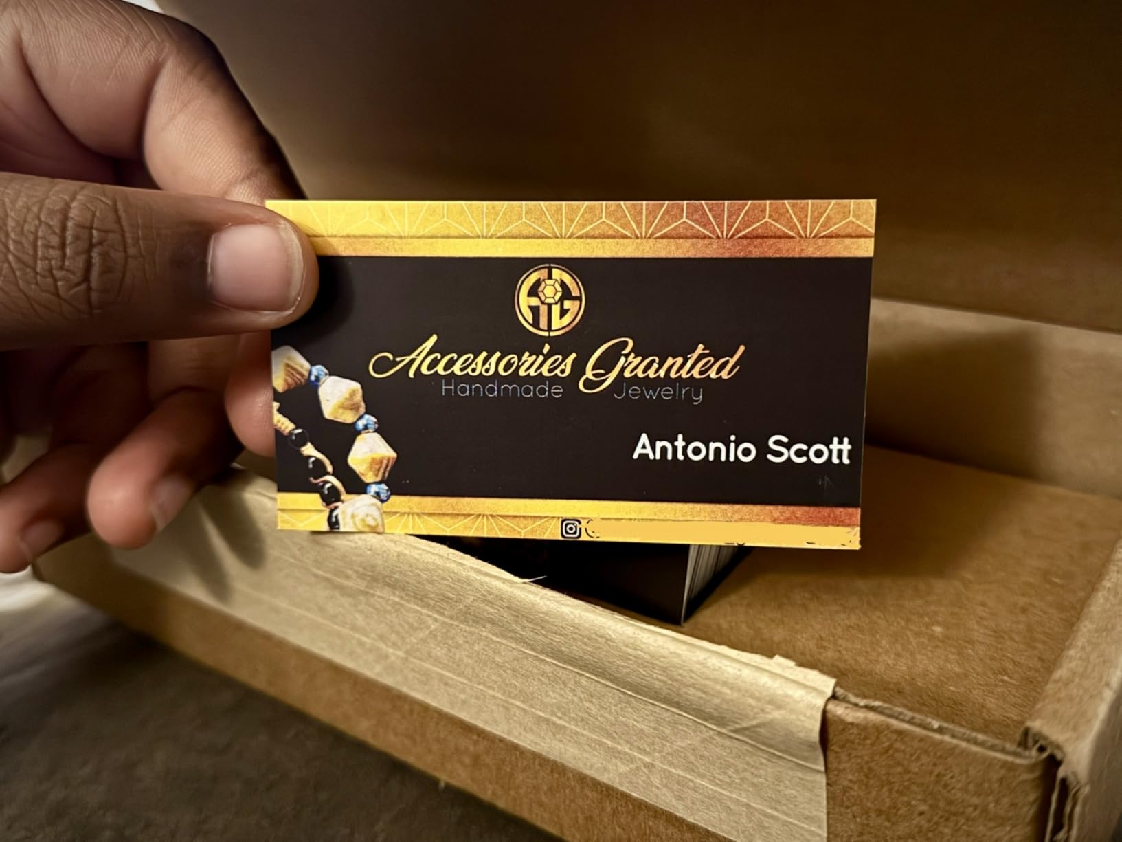 Custom Business Cards - 16pt Glossy - Made in the USA (50 to 10,000 Cards) - Customer Photo 1