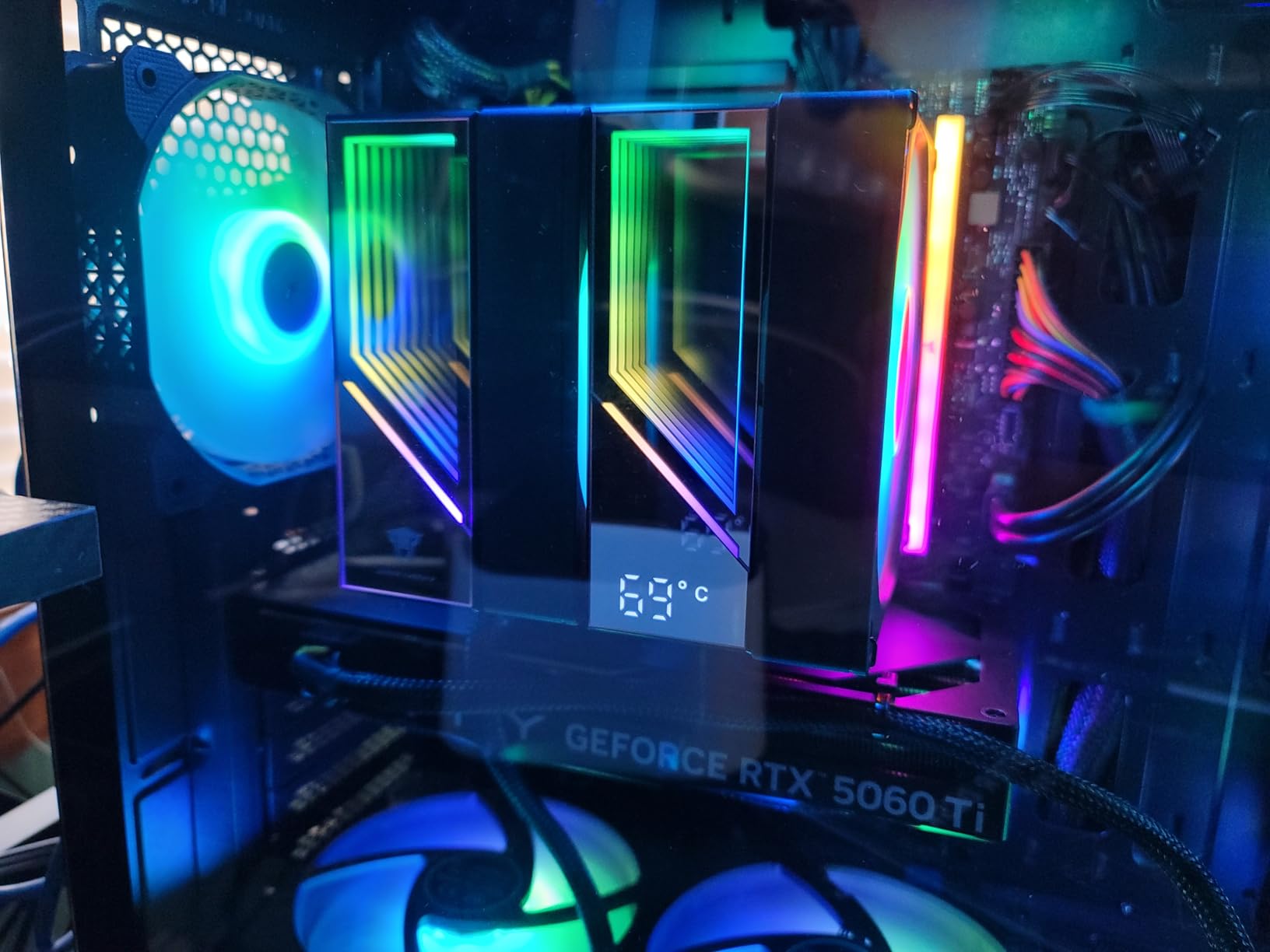 KF620-DGT CPU Air Cooler,Dual ARGB PWM Fans, 6 Heat Pipes, Digital Display Top Cover - High-Performance Cooling for AMD:AM4 AM5/Intel LGA 1700/115X/1200/1366/1851 PC Cooler Customer Review KF620-DGT CPU Air Cooler,Dual ARGB PWM Fans, 6 Heat Pipes, Digital Display Top Cover - High-Performance Cooling for AMD:AM4 AM5/Intel LGA 1700/115X/1200/1366/1851 PC Cooler - Customer Photo 1