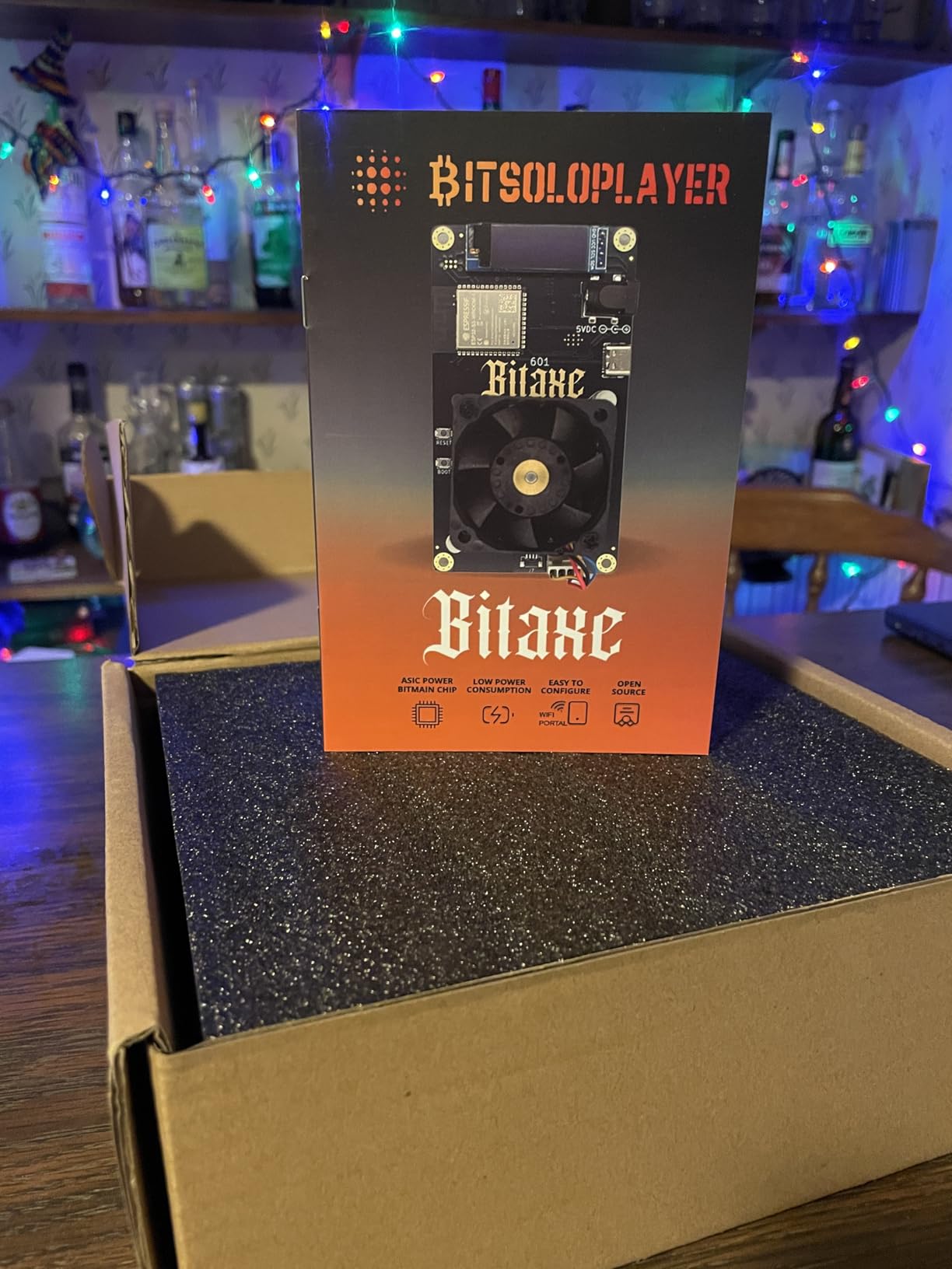 Bitaxe Gamma 601/602 Bitcoin Miner, 1.2TH/s, BM1370 ASIC, 18W/TH, WiFi, Silent Home Mining - Customer Photo 1