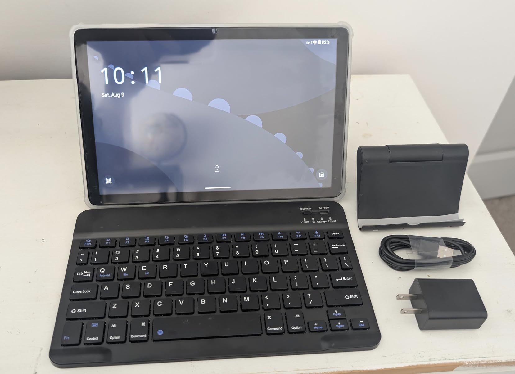 Tablet 2025 Latest Android 15 Tablets with 10.1 Inch Incell Display, 24GB RAM 256GB ROM /2TB TF, Gemini AI, T606 Octa-Core+8MP Camera, 5000mAh, Widevine L1, 2 in 1 Tablets with Keyboard Mouse Stylus Customer Review Tablet 2025 Latest Android 15 Tablets with 10.1 Inch Incell Display, 24GB RAM 256GB ROM /2TB TF, Gemini AI, T606 Octa-Core+8MP Camera, 5000mAh, Widevine L1, 2 in 1 Tablets with Keyboard Mouse Stylus - Customer Photo 2