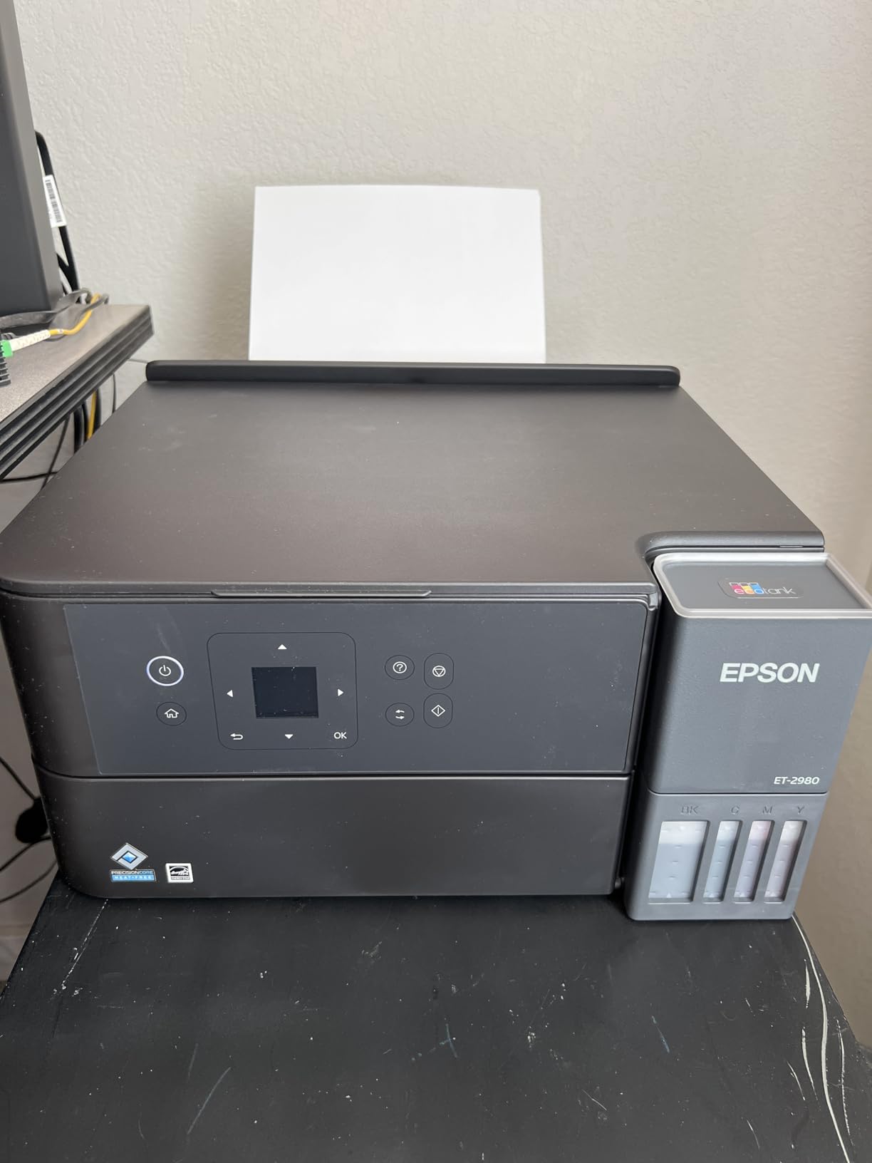 Epson EcoTank ET-2980 Wireless All-in-One Color Supertank Printer with up to 3 Years of Ink, Refillable Tanks, Perfect for Home, 15 PPM, 1.44 Epson EcoTank ET-2980 Wireless All-in-One Color Supertank Printer with up to 3 Years of Ink, Refillable Tanks, Perfect for Home, 15 PPM, 1.44