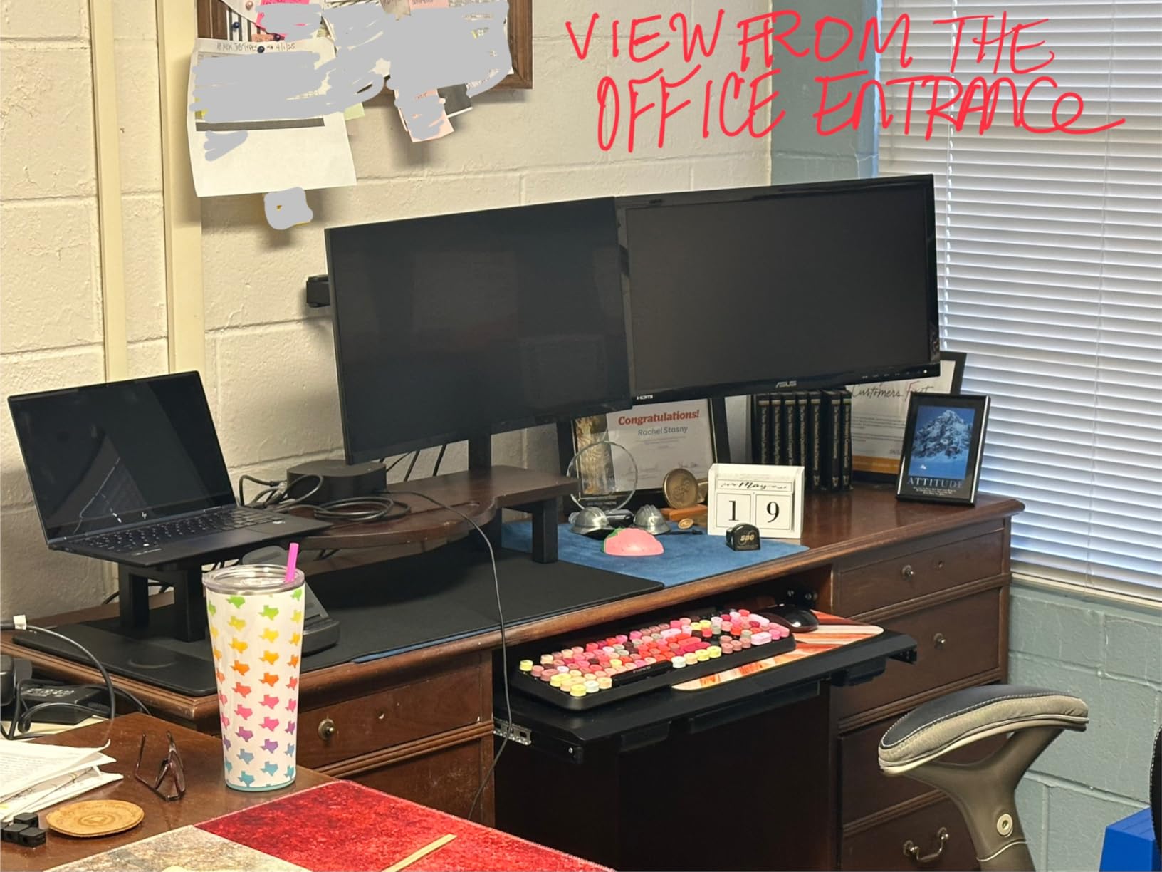 24 Inch Privacy Screen for Monitor - Anti Glare, Blue Light Blocking, Eye Protection Anti-Spy Filter - Fits 16:9 Aspect Ratio, Computer Screen Privacy Filter, Removable & Anti-Scratch(2-Pack) Customer Review 24 Inch Privacy Screen for Monitor - Anti Glare, Blue Light Blocking, Eye Protection Anti-Spy Filter - Fits 16:9 Aspect Ratio, Computer Screen Privacy Filter, Removable & Anti-Scratch(2-Pack) - Customer Photo 2