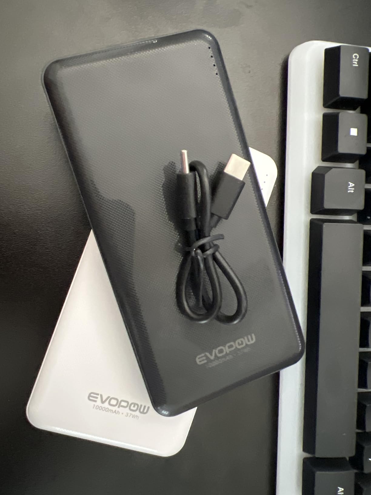 2-Pack Portable Charger, Slimmer 10000mAh 15W Power Bank, USB C in&Out Fast Charging Battery Pack, External Portable Power Bank for iPhone 16 15 14 13 12 iPad Airpods Samsung S23 S22 Pixel etc - Customer Photo 1