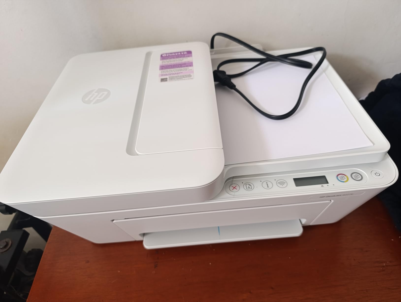 HP DeskJet 4227e Wireless All-in-One Color Inkjet Printer, Scanner, Copier, Best-for-Home, 3 Month Instant Ink Trial Included, AI-Enabled (6W7F0A) - Customer Photo 1