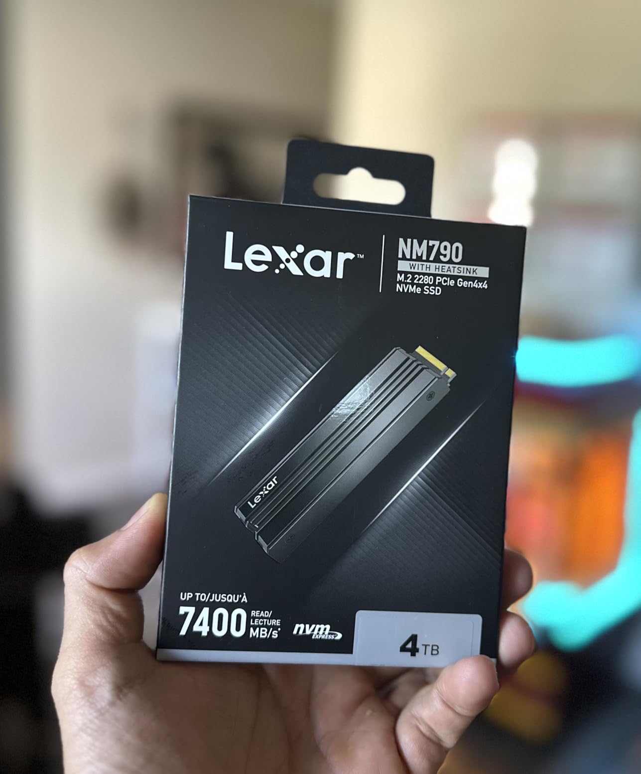 Lexar 1TB NQ780 SSD PCIe Gen4 NVMe M.2 2280 Internal Solid State Drive, Up to 6500/2500 MB/s Read/Write, Compatible with PS5, for Gamers and Creators (LNQ780X001T-RNNNU) - Customer Photo 1