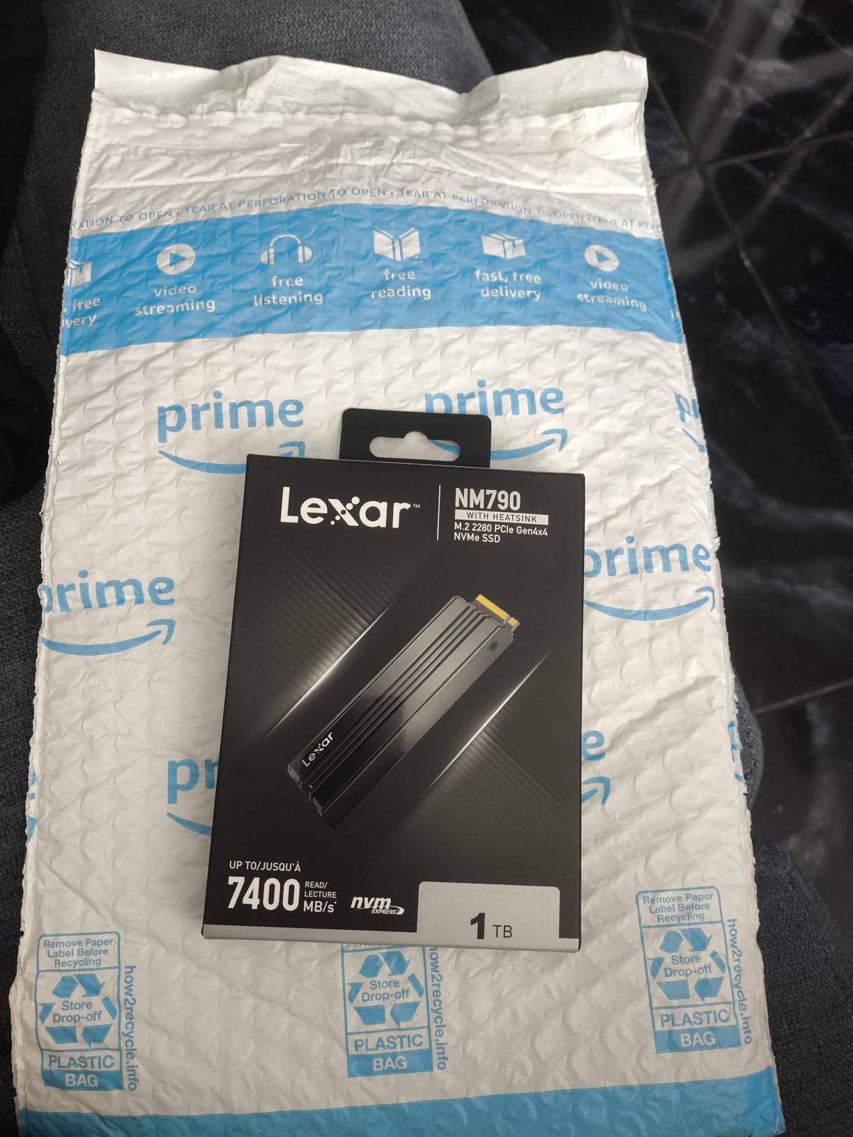 Lexar 1TB NQ780 SSD PCIe Gen4 NVMe M.2 2280 Internal Solid State Drive, Up to 6500/2500 MB/s Read/Write, Compatible with PS5, for Gamers and Creators (LNQ780X001T-RNNNU) - Customer Photo 2
