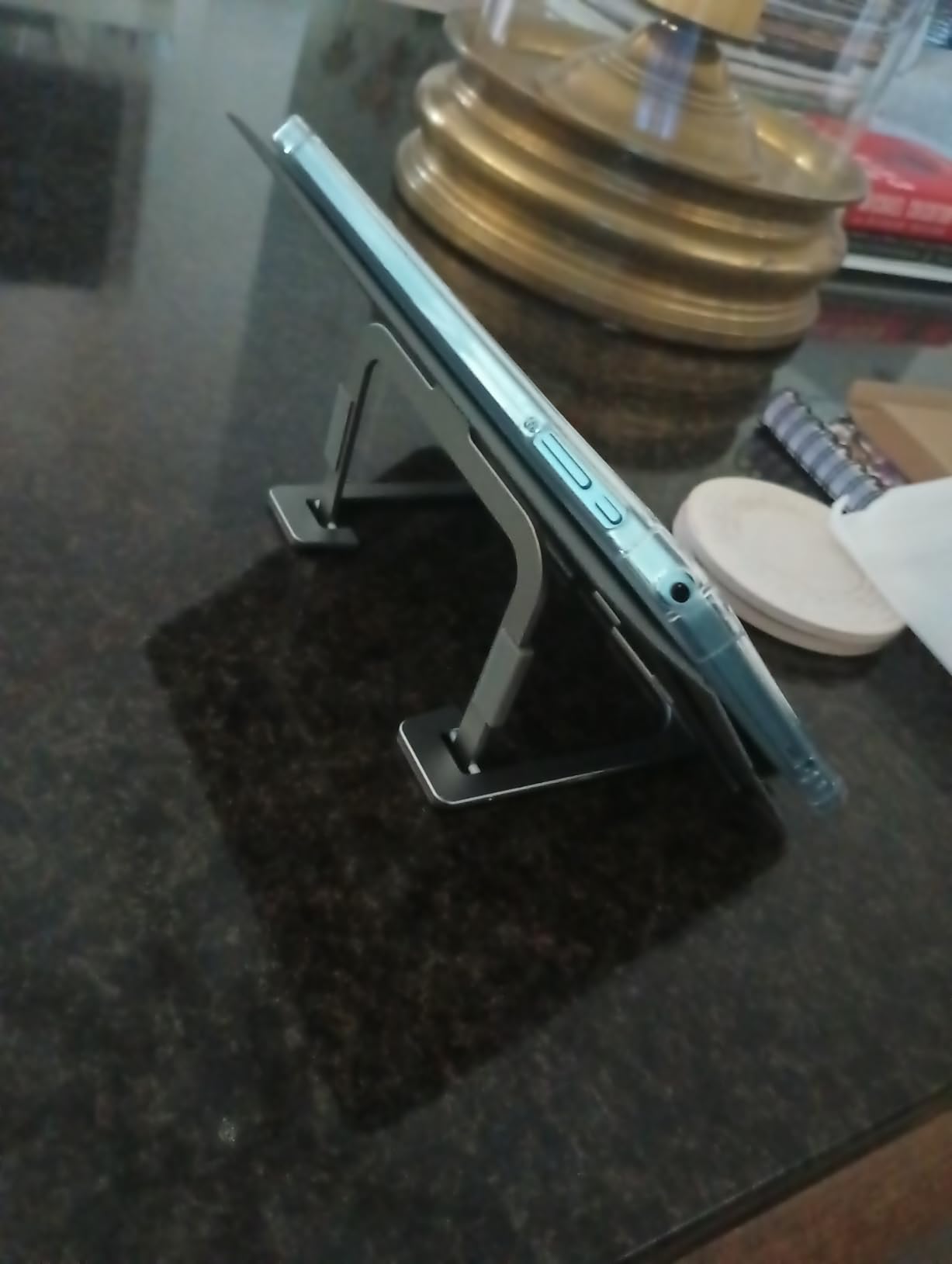 Android Tablet 10 Inch, 2025 Android 15 Tablet for Kids Adults, Octa-Core, 12GB RAM 128GB Storage 1TB Expandable, Dual Cameras 8MP 2MP, Split Screen, 6000mAh GPS Dual Speakers Face Unlock WiFi- Gray - Customer Photo 1