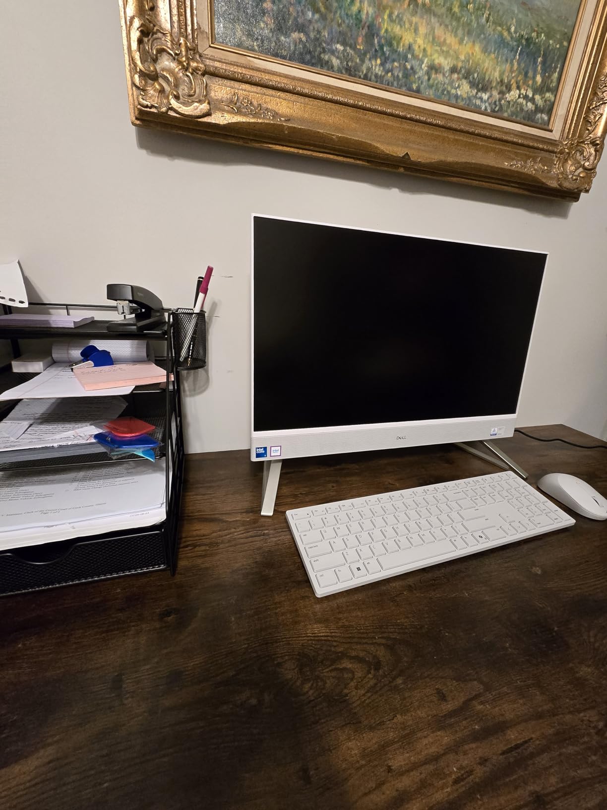 Dell 24 All-in-One Desktop ec24250-23.8-inch FHD Display, Intel Core 3 Processor 100U, Intel Graphics, 8GB DDR5 RAM, 512GB SSD, Windows 11 Home, Onsite Service+6 Months Retail Migrate - White Customer Review Dell 24 All-in-One Desktop ec24250-23.8-inch FHD Display, Intel Core 3 Processor 100U, Intel Graphics, 8GB DDR5 RAM, 512GB SSD, Windows 11 Home, Onsite Service+6 Months Retail Migrate - White - Customer Photo 1