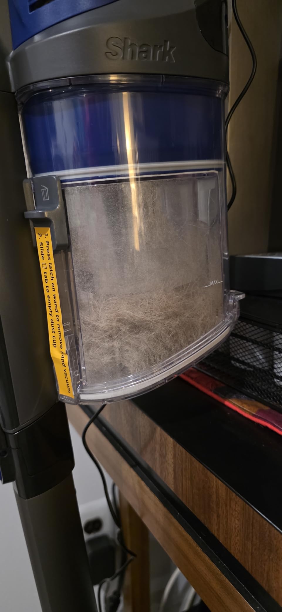 Shark PowerPro Plus Cordless Stick Vacuum, Lightweight, Rechargeable, FloorDetect Technology, HEPA Filter, Up to 50-Minute Runtime, Powerful Pet Hair Pickup, Carpets & Hard Floors, Pure Water, IZ377H - Customer Photo 1