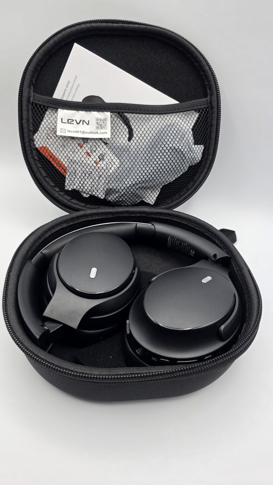 LEVN Hybrid Active Noise Cancelling Headphones, Wireless Headphones Bluetooth 5.4 with Transparent Mode, Hi-Res Audio, Deep Bass, 70H Playtime Over Ear Bluetooth Headset for Work/Travel/Home/Office Customer Review LEVN Hybrid Active Noise Cancelling Headphones, Wireless Headphones Bluetooth 5.4 with Transparent Mode, Hi-Res Audio, Deep Bass, 70H Playtime Over Ear Bluetooth Headset for Work/Travel/Home/Office - Customer Photo 1