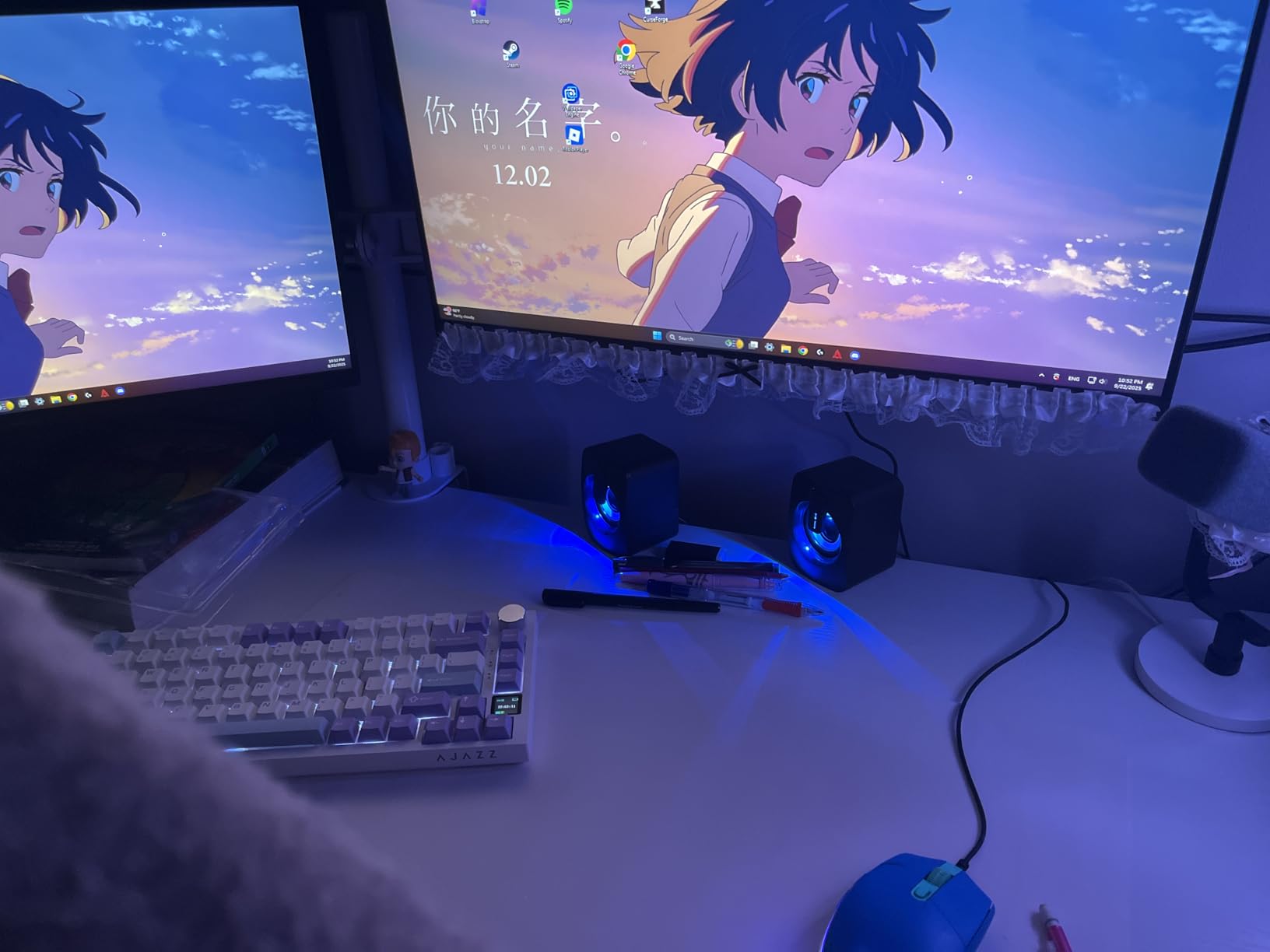 SANSUI 34 Inch 240Hz Ultrawide Curved Gaming Monitor UWQHD 3440×1440, 21:9 2K Curved Monitor 1500R,HDR400,Fast VA, PIP/PBP,AI Crosshair,AIPQ(Visual Enhance),MPRT 1ms,HDMI2.1*2,DP1.4*2(DP Cable Incl.) Customer Review SANSUI 34 Inch 240Hz Ultrawide Curved Gaming Monitor UWQHD 3440×1440, 21:9 2K Curved Monitor 1500R,HDR400,Fast VA, PIP/PBP,AI Crosshair,AIPQ(Visual Enhance),MPRT 1ms,HDMI2.1*2,DP1.4*2(DP Cable Incl.) - Customer Photo 3