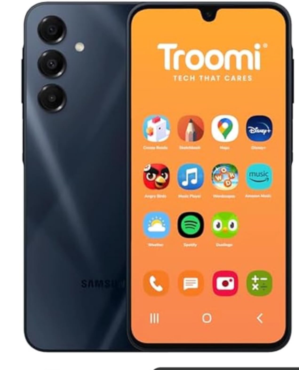 Phone for Kids and Teens – Galaxy A16 – Parental Controls, GPS Tracking, Text Monitoring & Content Filtering, 10,000+ Apps – Monthly Service and Activation with Troomi Required - Customer Photo 2