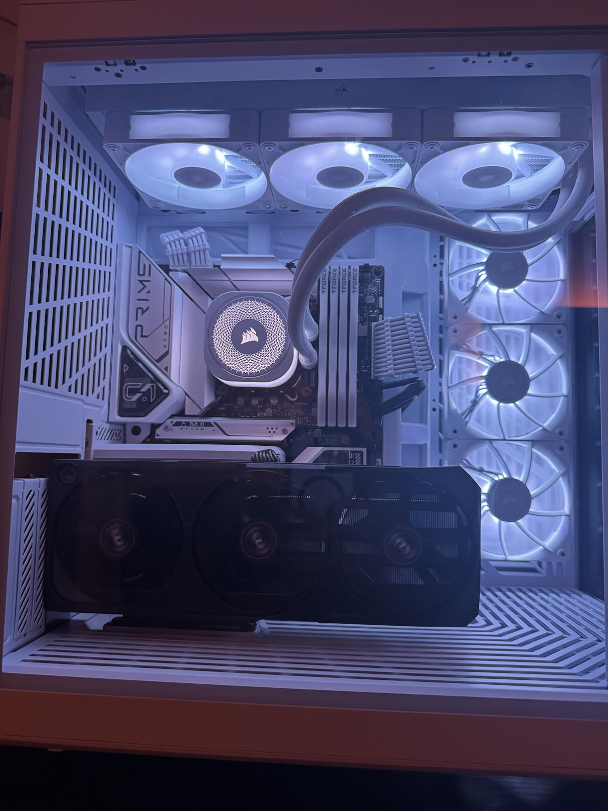 Velztorm Black Praetix 3D Custom Built Y60 Gaming Desktop PC (GeForce RTX 5090 32GB (Beats 4090) Liquid Cooled AMD Ryzen 7 9800X3D, 64GB DDR5, 2TB PCIe SSD + 6TB HDD, 1000W PSU, WiFi 7, Win 11 Pro) Customer Review Velztorm Black Praetix 3D Custom Built Y60 Gaming Desktop PC (GeForce RTX 5090 32GB (Beats 4090) Liquid Cooled AMD Ryzen 7 9800X3D, 64GB DDR5, 2TB PCIe SSD + 6TB HDD, 1000W PSU, WiFi 7, Win 11 Pro) - Customer Photo 1