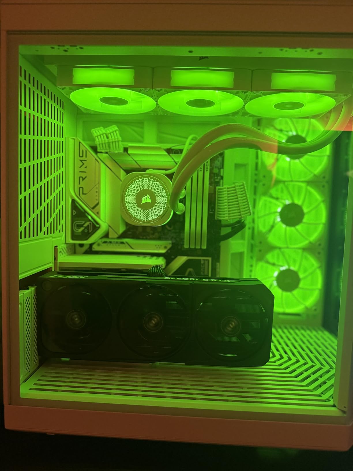 Velztorm Black Praetix 3D Custom Built Y60 Gaming Desktop PC (GeForce RTX 5090 32GB (Beats 4090) Liquid Cooled AMD Ryzen 7 9800X3D, 64GB DDR5, 2TB PCIe SSD + 6TB HDD, 1000W PSU, WiFi 7, Win 11 Pro) Customer Review Velztorm Black Praetix 3D Custom Built Y60 Gaming Desktop PC (GeForce RTX 5090 32GB (Beats 4090) Liquid Cooled AMD Ryzen 7 9800X3D, 64GB DDR5, 2TB PCIe SSD + 6TB HDD, 1000W PSU, WiFi 7, Win 11 Pro) - Customer Photo 2