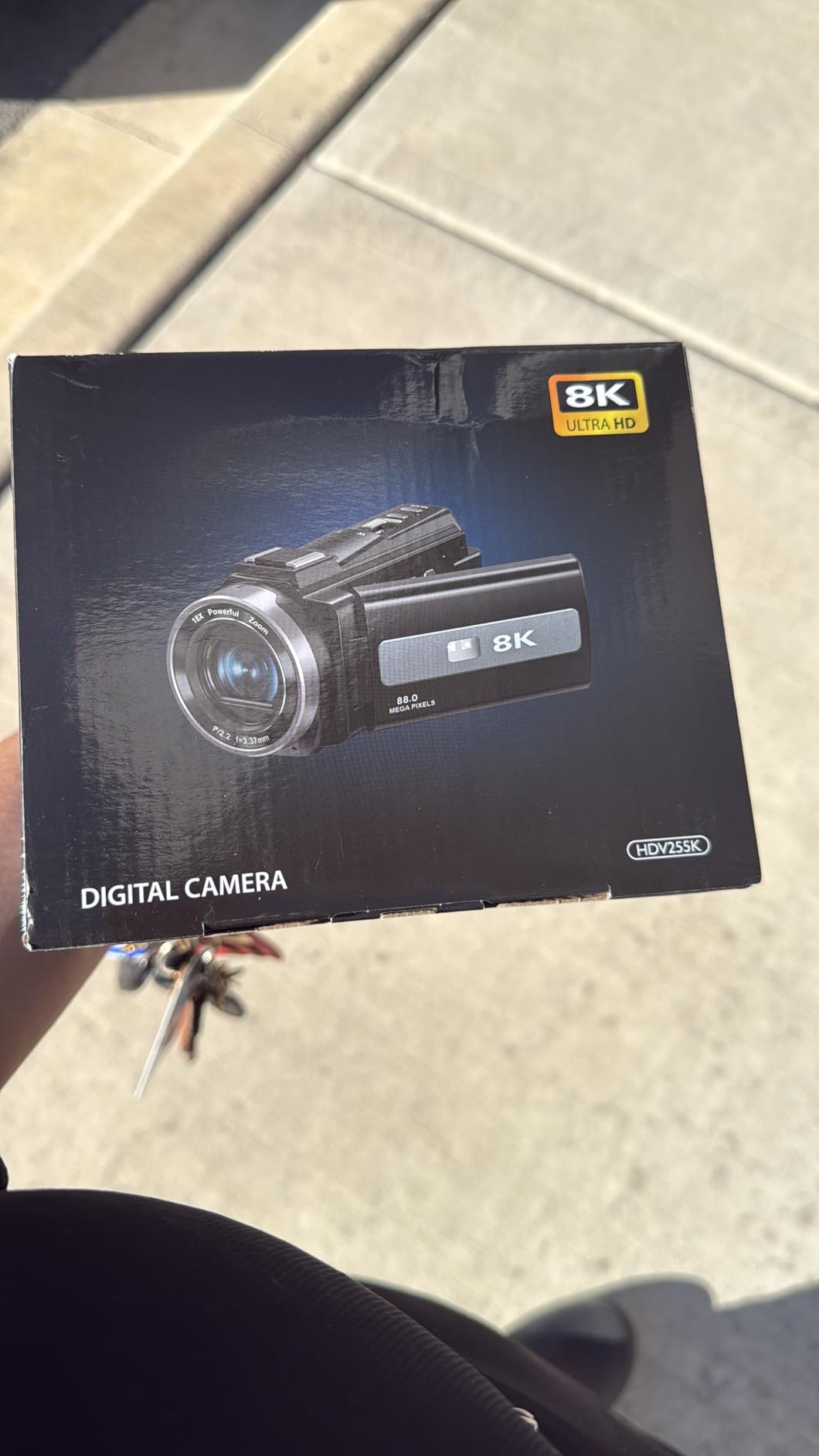 8K Video Camera Camcorder 88MP UHD WiFi Vlogging Cameras for YouTube 18X Digital Zoom IR Night Vision 3.0''Touch Screen Camera with 32GB Card, Microphone, Stabilizer, Lens Hood, Remote, Batteries Customer Review 8K Video Camera Camcorder 88MP UHD WiFi Vlogging Cameras for YouTube 18X Digital Zoom IR Night Vision 3.0''Touch Screen Camera with 32GB Card, Microphone, Stabilizer, Lens Hood, Remote, Batteries - Customer Photo 1