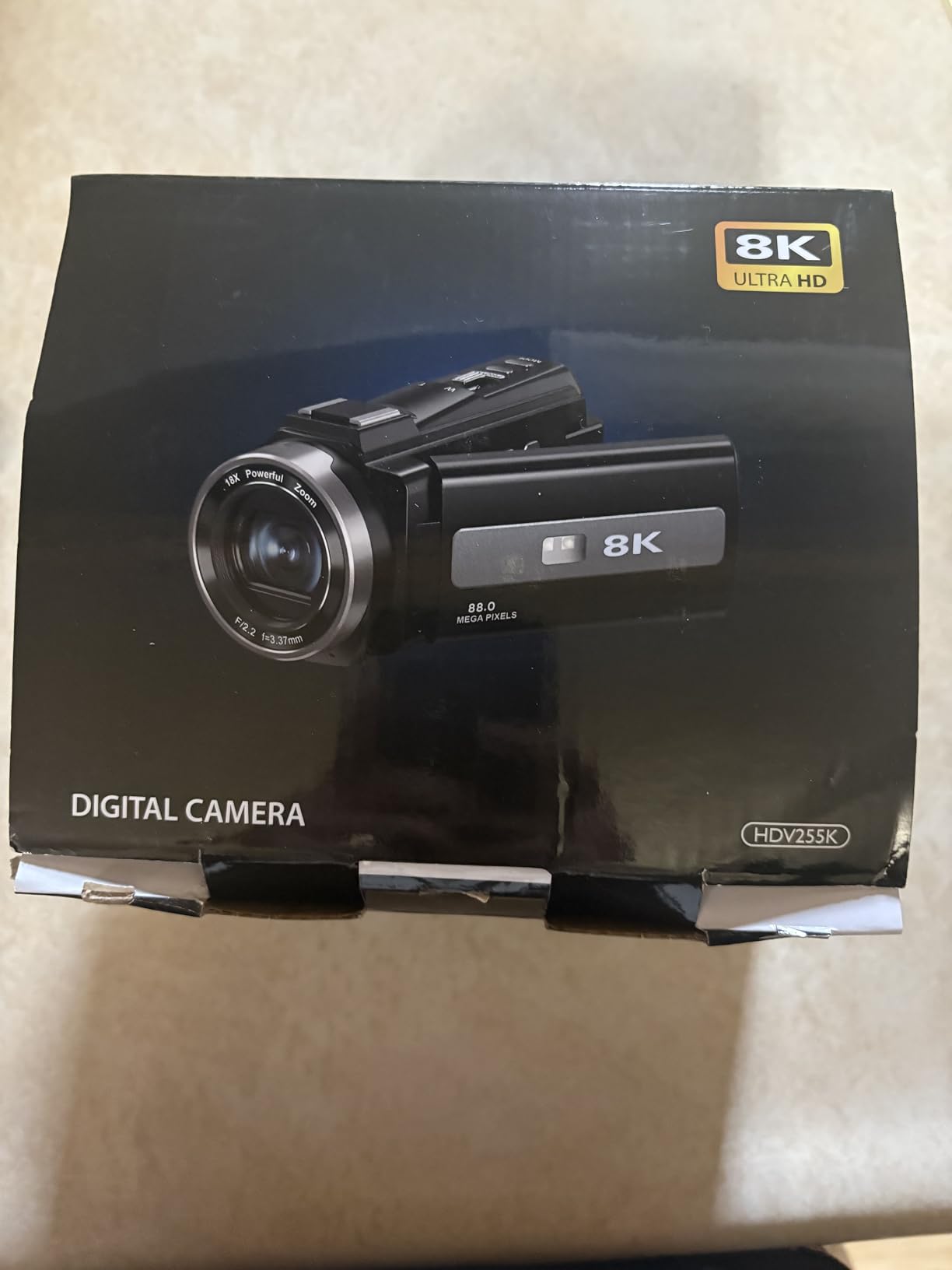 8K Video Camera Camcorder 88MP UHD WiFi Vlogging Cameras for YouTube 18X Digital Zoom IR Night Vision 3.0''Touch Screen Camera with 32GB Card, Microphone, Stabilizer, Lens Hood, Remote, Batteries Customer Review 8K Video Camera Camcorder 88MP UHD WiFi Vlogging Cameras for YouTube 18X Digital Zoom IR Night Vision 3.0''Touch Screen Camera with 32GB Card, Microphone, Stabilizer, Lens Hood, Remote, Batteries - Customer Photo 2