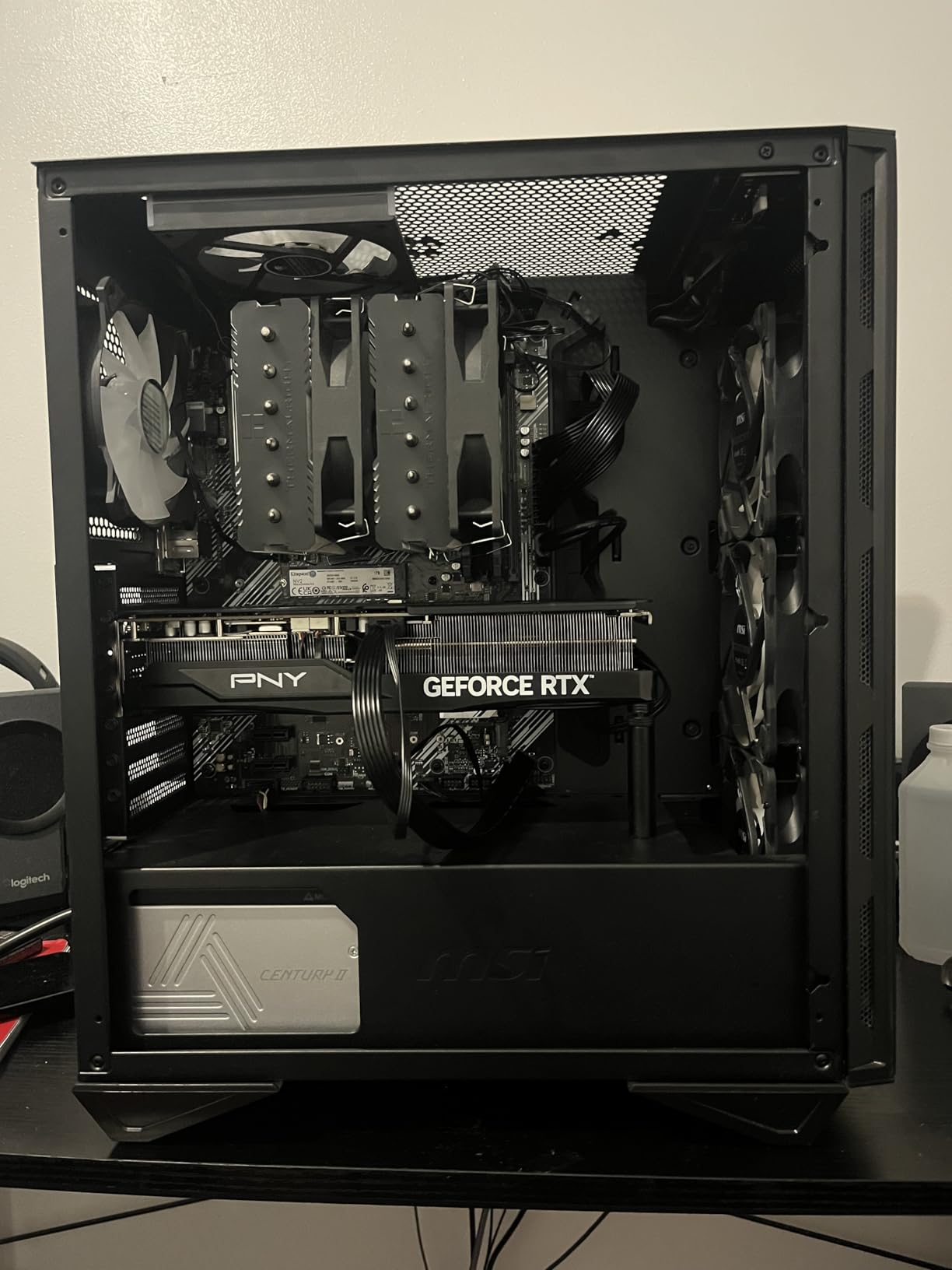 MONTECH Century II - 850W High-End ATX Gaming Power Supply - 80 Plus Gold & Cybenetics Platinum - Fully Modular - ATX 3.1 & PCIe 5.1 Ready with 12V-2x6 Cable - 10 Years Warranty Customer Review MONTECH Century II - 850W High-End ATX Gaming Power Supply - 80 Plus Gold & Cybenetics Platinum - Fully Modular - ATX 3.1 & PCIe 5.1 Ready with 12V-2x6 Cable - 10 Years Warranty - Customer Photo 4