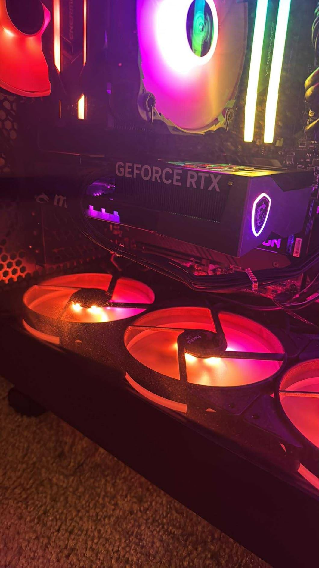 MSI Gaming RTX 5060 Ti 16G Gaming OC Graphics Card, 16GB GDDR7, 128-bit, DisplayPort x3 2.1a, HDMI 2.1b - Customer Photo 1