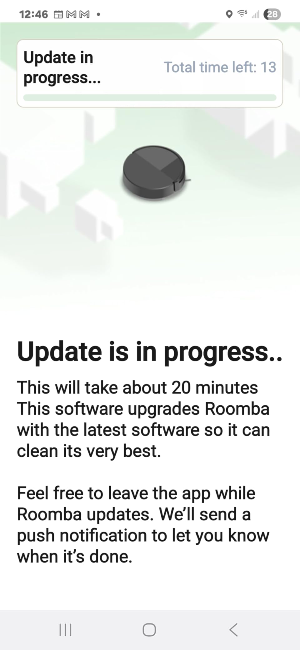 iRobot Roomba 104 Vac Robot Vacuum - Amazon Exclusive, Easy to use, Intense Power-Lifting Suction, LiDAR Navigation, Multi-Surface Cleaning, Cleans in Neat Rows, Self-Charging Customer Review iRobot Roomba 104 Vac Robot Vacuum - Amazon Exclusive, Easy to use, Intense Power-Lifting Suction, LiDAR Navigation, Multi-Surface Cleaning, Cleans in Neat Rows, Self-Charging - Customer Photo 3