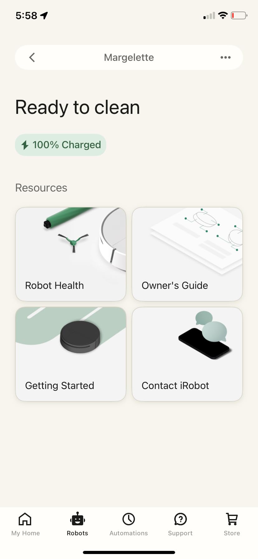 iRobot Roomba 104 Vac Robot Vacuum - Intense Power-Lifting Suction, Smart & Fast Home Mapping, Ideal for Pet Hair, LiDAR Navigation, Multi-Surface Cleaning, Cleans in Neat Rows, Self-Charging - Customer Photo 4