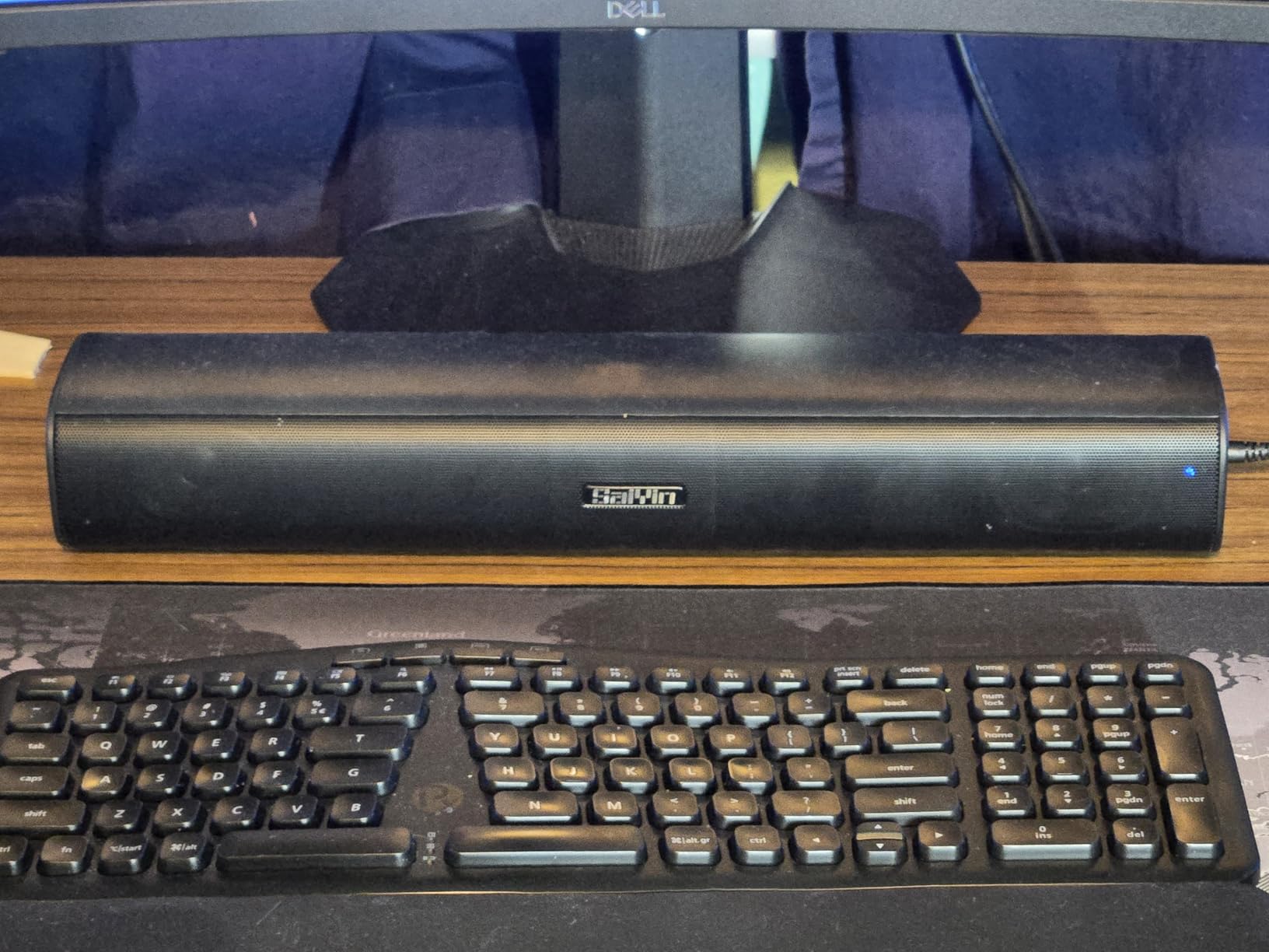 Saiyin 17 inch Sound Bar for Smart TV with Bluetooth 5.3/Optical/Auxiliary, Wall Mountable Soundbar for TV with SUB Out Port, Dual Full-Range Speakers, 40W TV Sound Bar for PC/Gaming/Projectors - Customer Photo 1