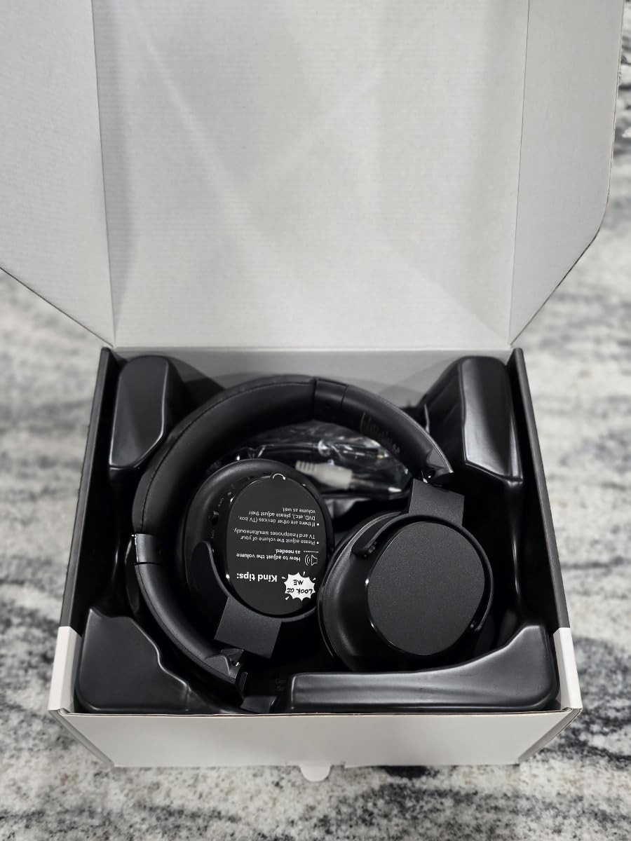 Wireless Headphones for TV, TV Headphones Wireless for Seniors, Versatile Charging Dock with Transmitter, Instant Audio Sync, 65-Hour Battery Life, Ideal Gift for Parents & Seniors - Customer Photo 2