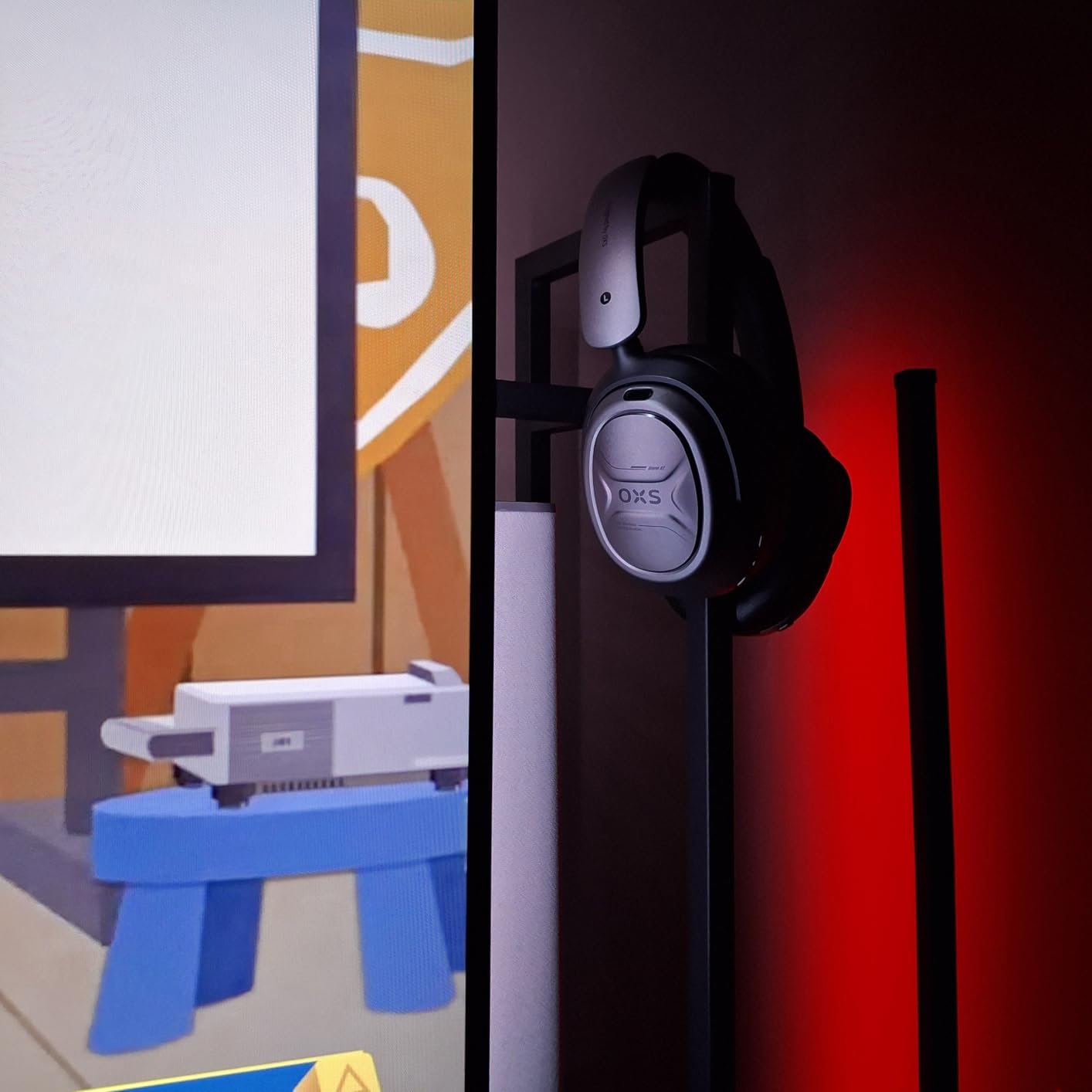 OXS Storm A2 Wireless Gaming Headset, Active Noise Cancellation, Over Ear Headphone with Mic, Bluetooth 5.4 & 2.4GHz Low Latency, Dual EQ Modes, 70H Playtime, for PC, Switch, PS4, PS5, Mobile, Black - Customer Photo 1