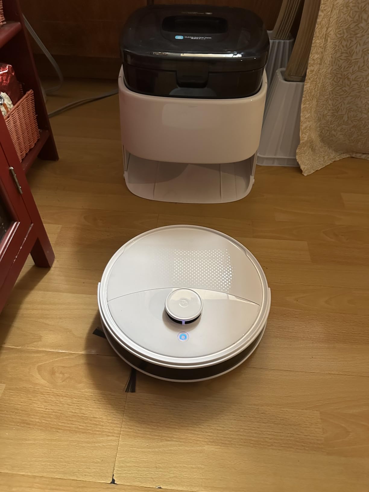 Lefant Robot Vacuum and Mop, 12000Pa Suction, Self Emptying, Auto Mop Washing and Drying for Hands-Free, Anti-Tangle Brushes, Dual Spinning Mop for Pet Hair Dust, Wi-Fi/App/Alexa/iWatch Control, M3 - Customer Photo 1